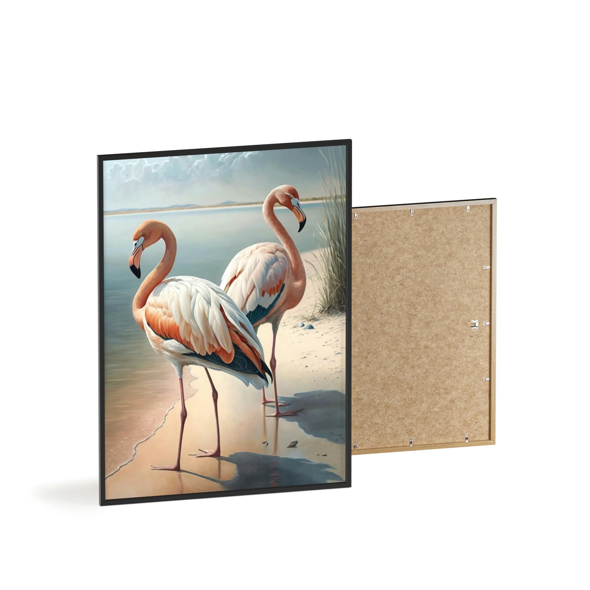 Flamingos Pink Mirage: A Canvas of Flamingos and Grace