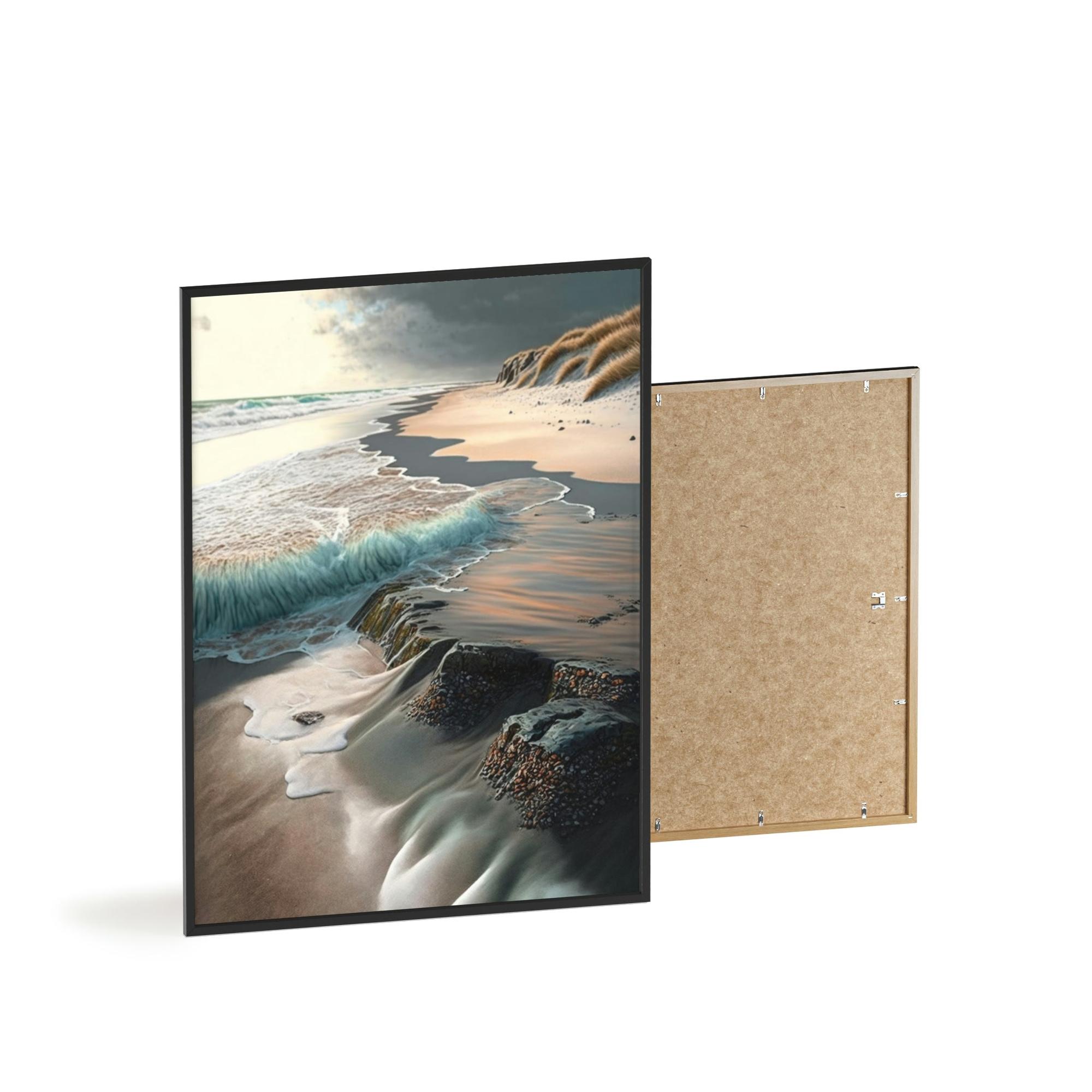 Coastal Oceanfront Paradise: Canvas & Poster Print of Tropical Coastal Haven