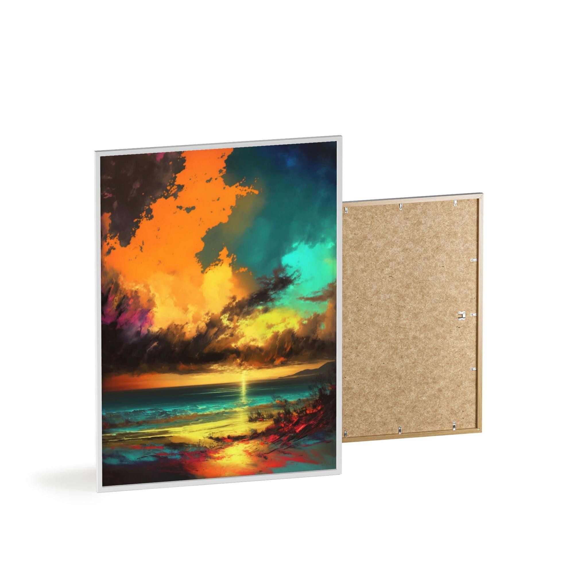 Abstract Landscape Unbridled Nature: A Print on Canvas & Poster of a Breathtaking Landscape