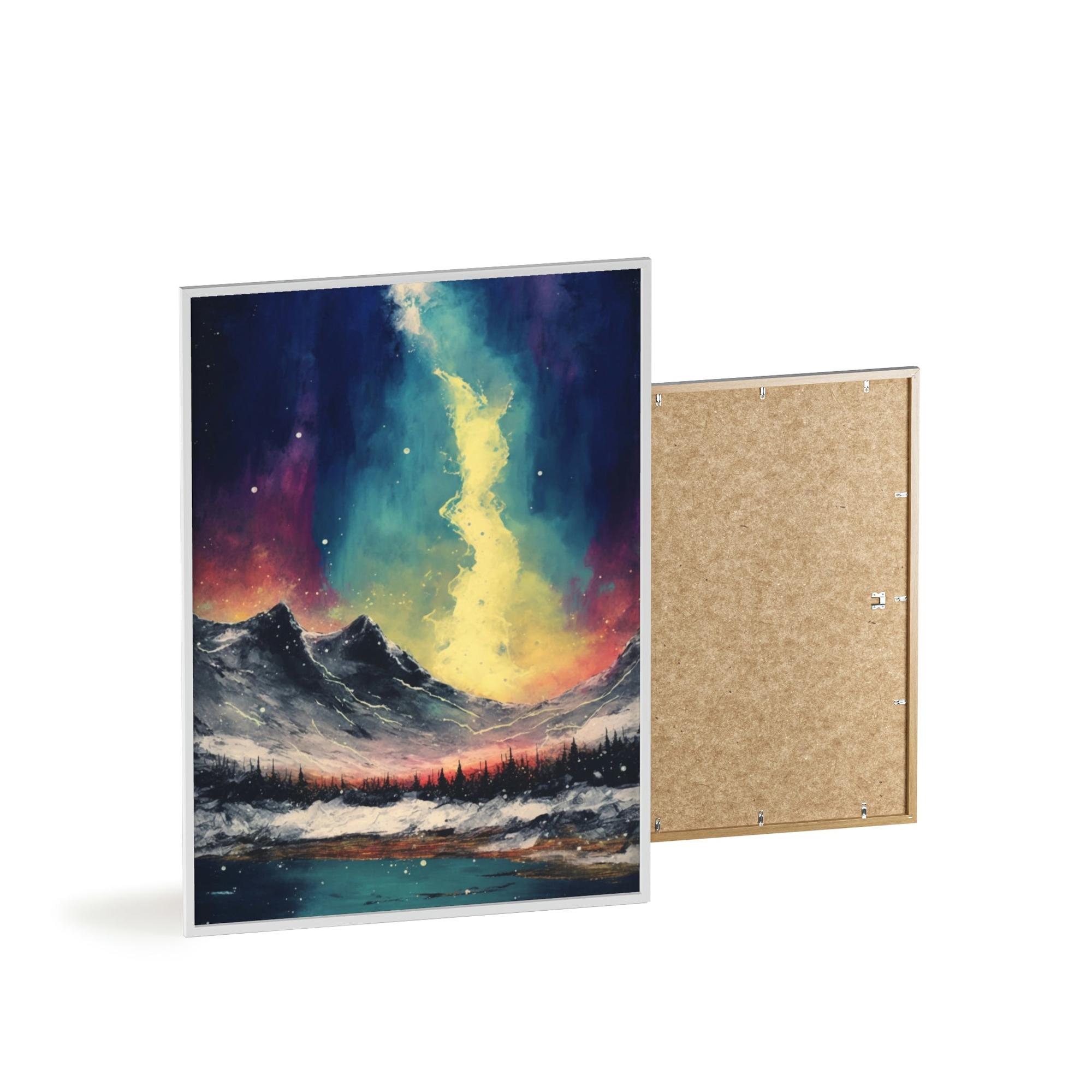 Abstract Landscape Landscape Impression: A Framed Poster & Canvas Print of an Artistic View