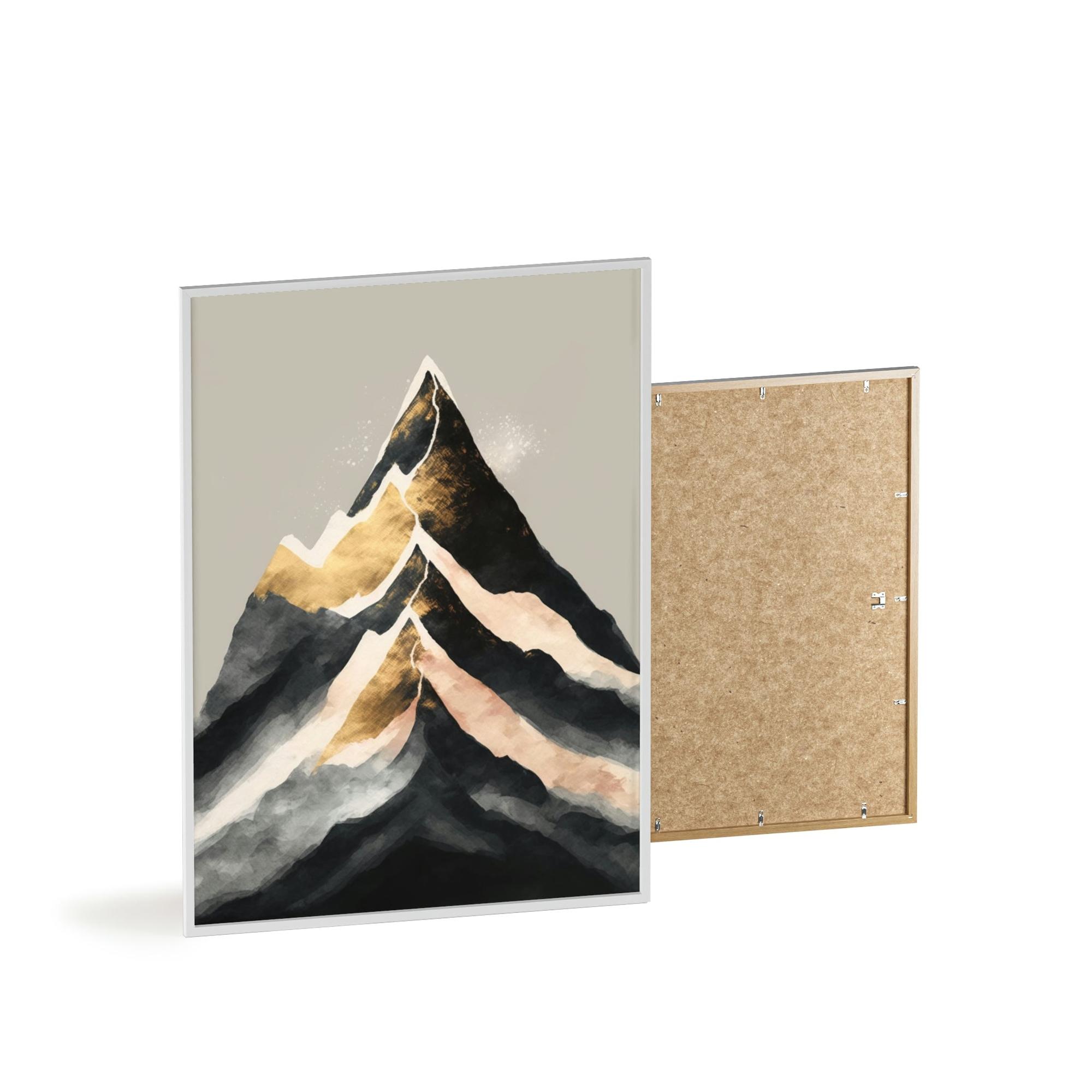 Abstract Landscape Harmony of Forms: A Natural Canvas & Poster Wall Art of an Abstract Landscape