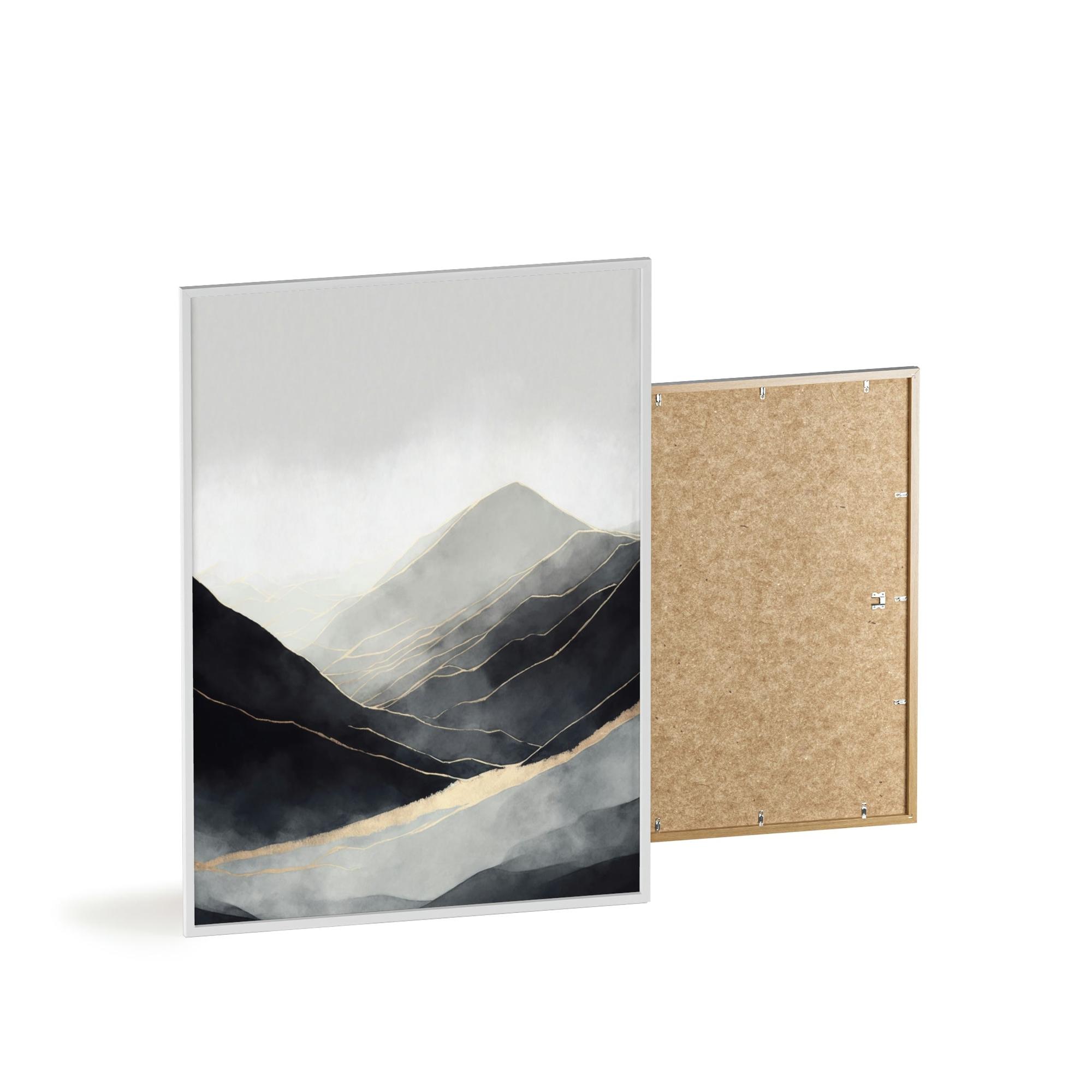 Abstract Landscape Abstract Nature: A Print on Canvas & Poster of a Bold Landscape