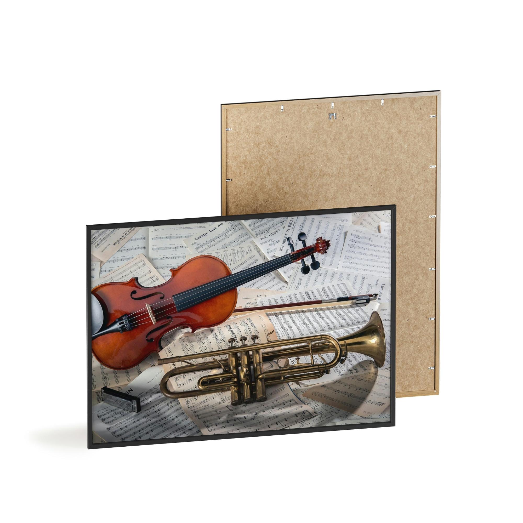 Classical The Symphony of Classics: A Masterpiece of Art on a Framed Canvas & Poster