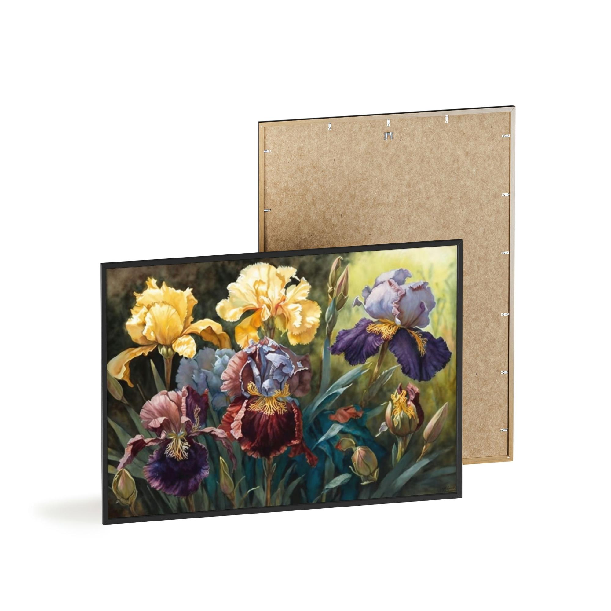 Irises Iris Dance: A Canvas of Petals in Motion