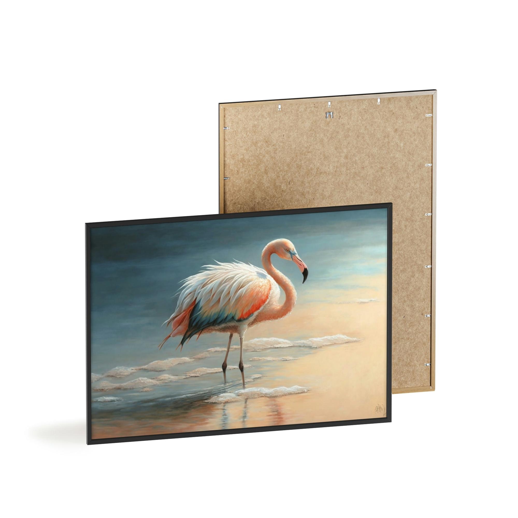 Flamingos The Pink Flamingos: Framed Canvas & Poster of Majestic Flamingos