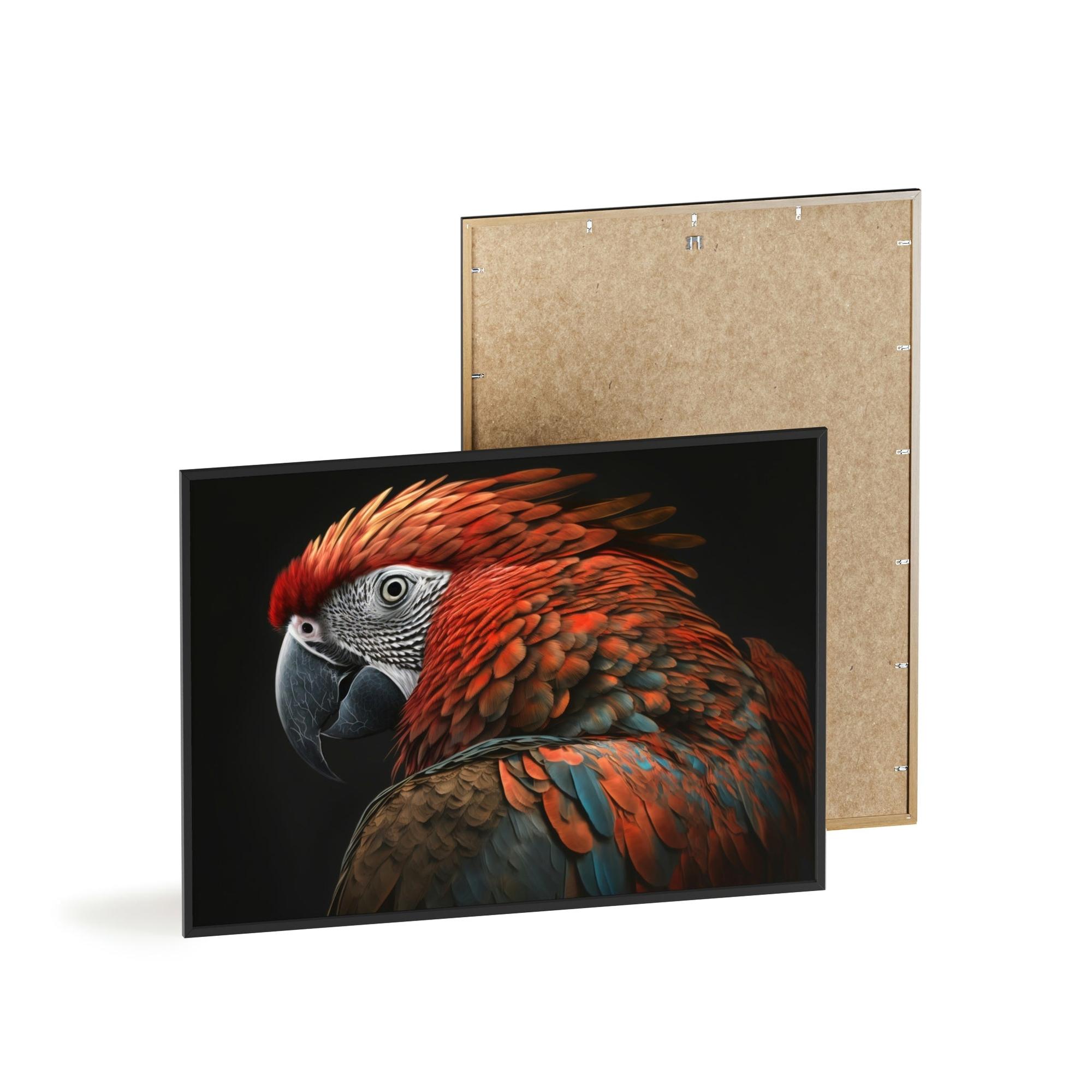 Parrots Parrot Portrait: A Canvas of Individuality and Personality in the Jungle