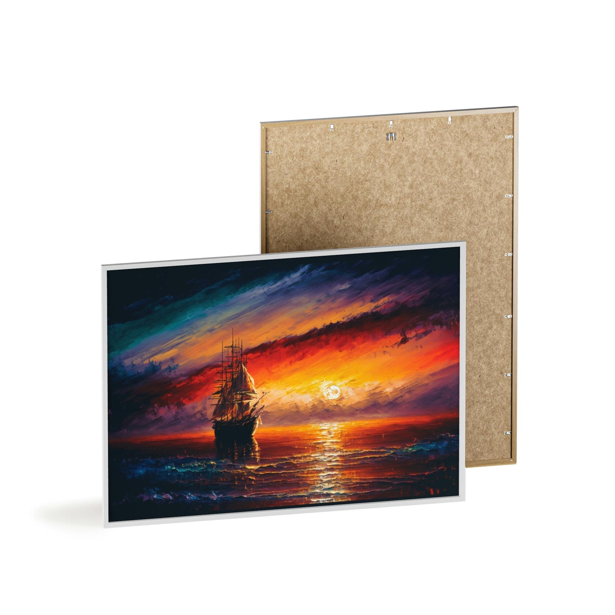 Abstract Landscape Awe-Inspiring Nature: Abstract Landscape Print on Poster & Canvas