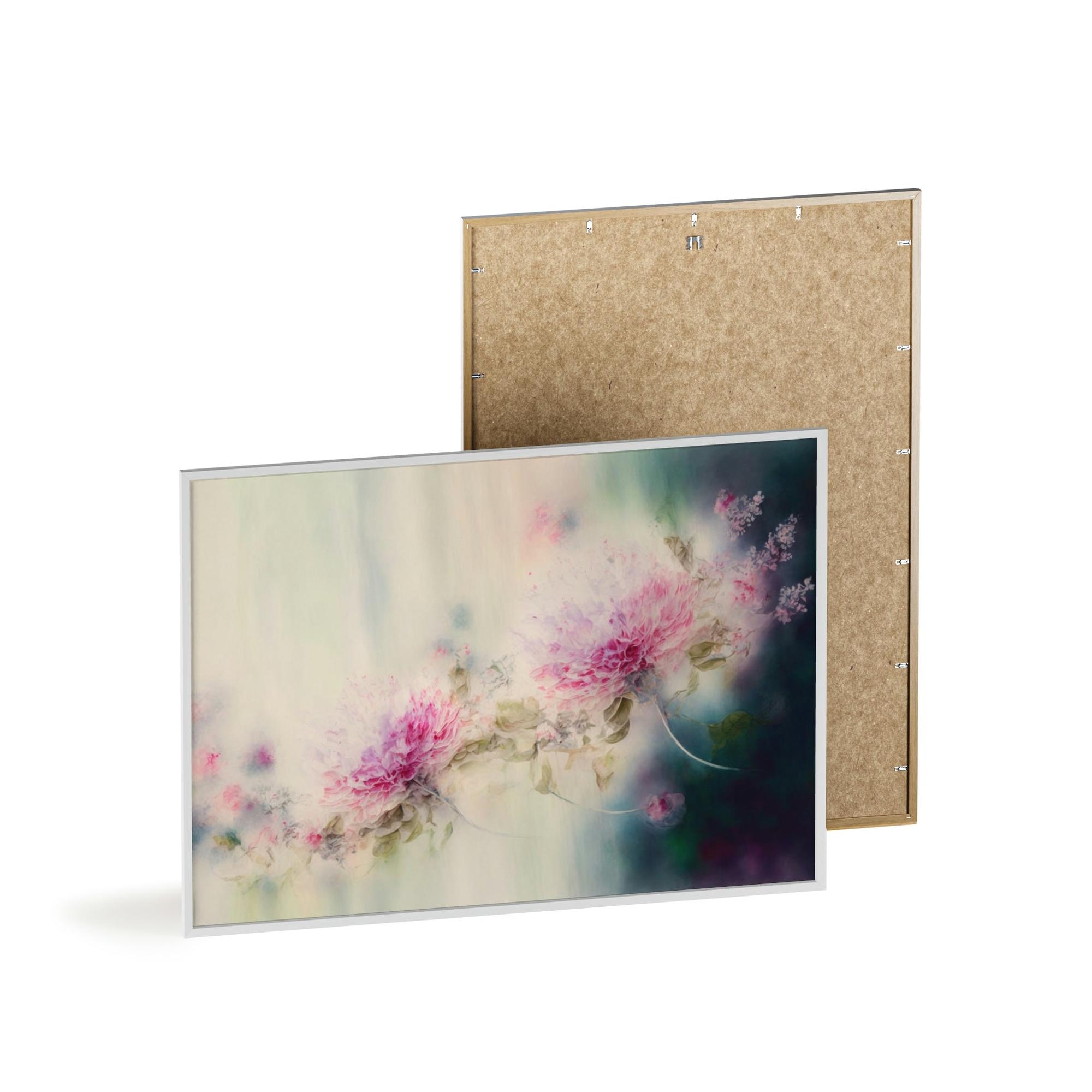 Abstract Flower Ethereal Beauty: Canvas & Poster Print of Abstract Floral Artwork