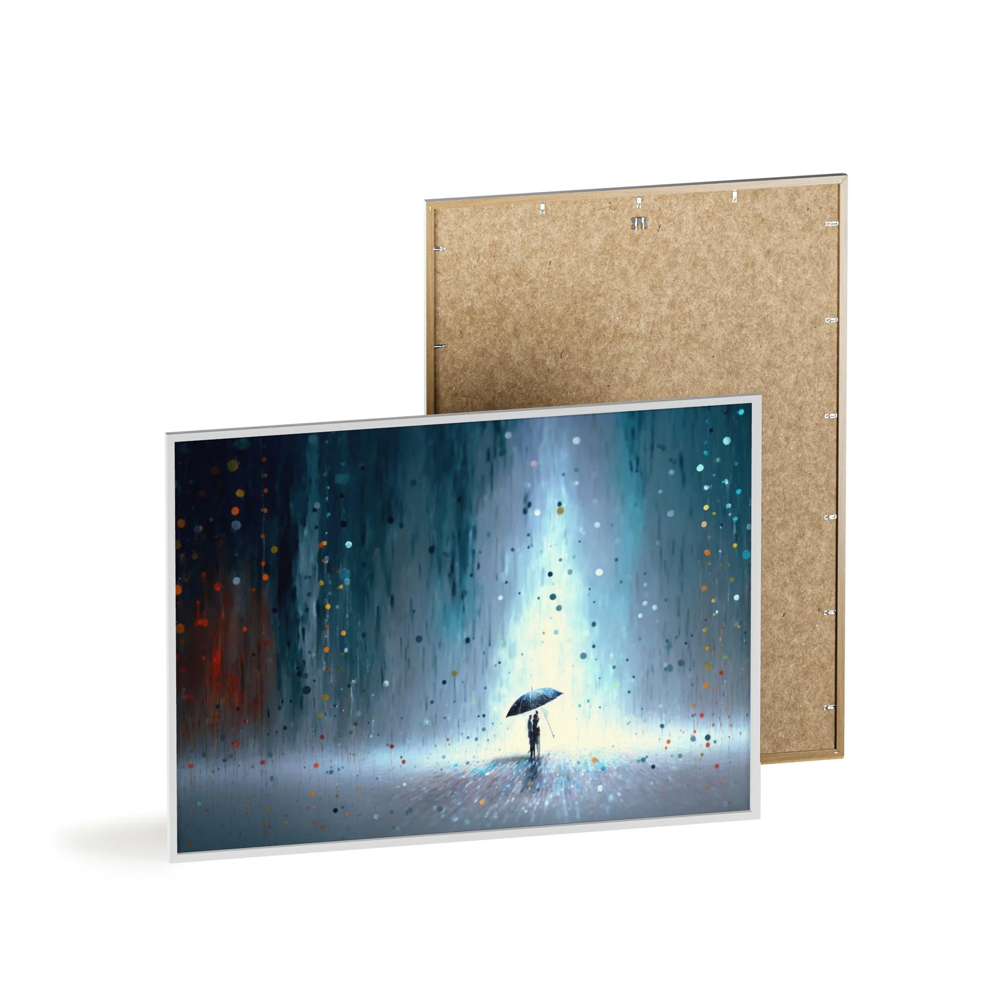 Abstract Landscape Whimsical Dreamscape: A Natural Canvas Wall Art of an Imaginary Landscape