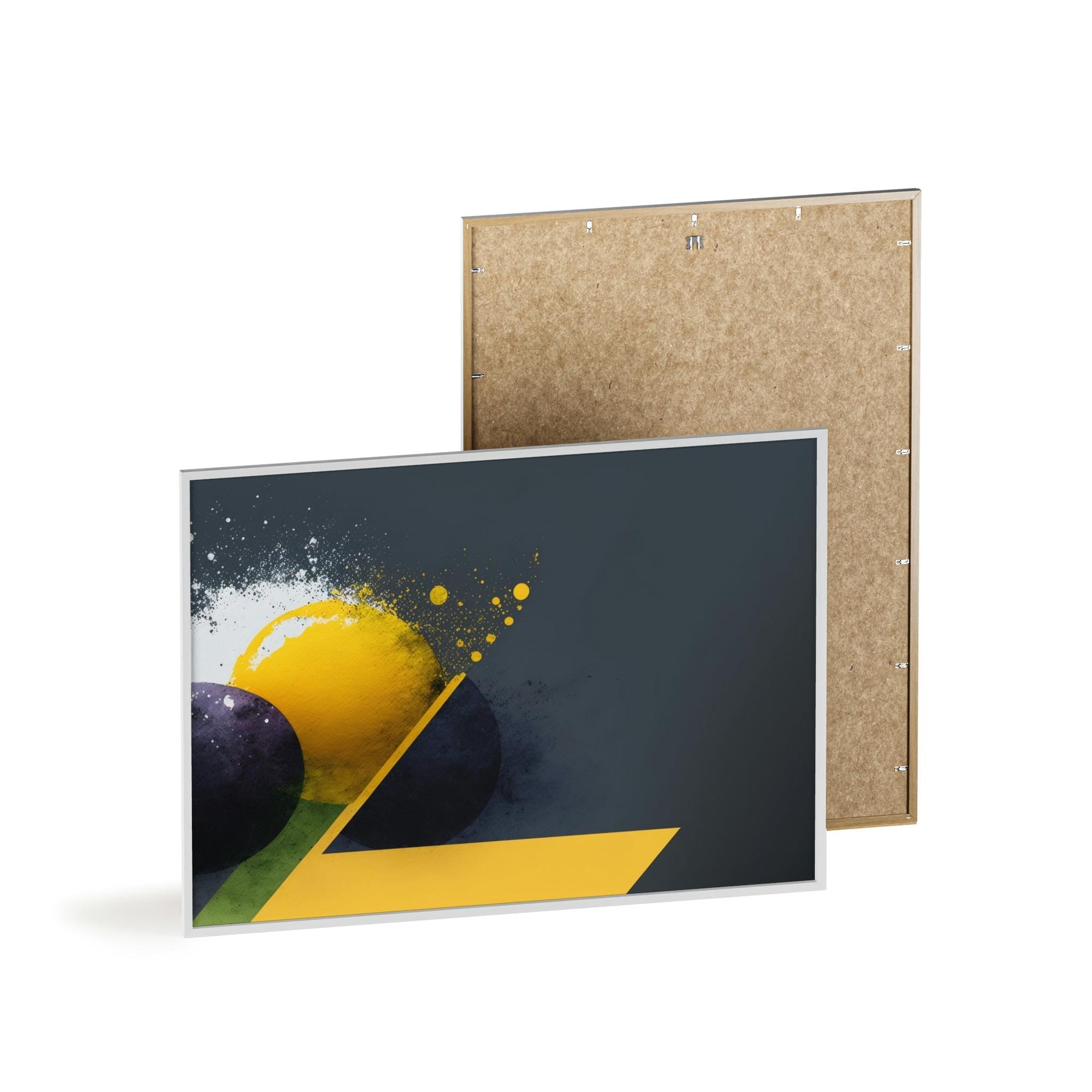 Abstract Minimalist Minimalist Harmony: A Print on Canvas & Poster of an Abstract Composition