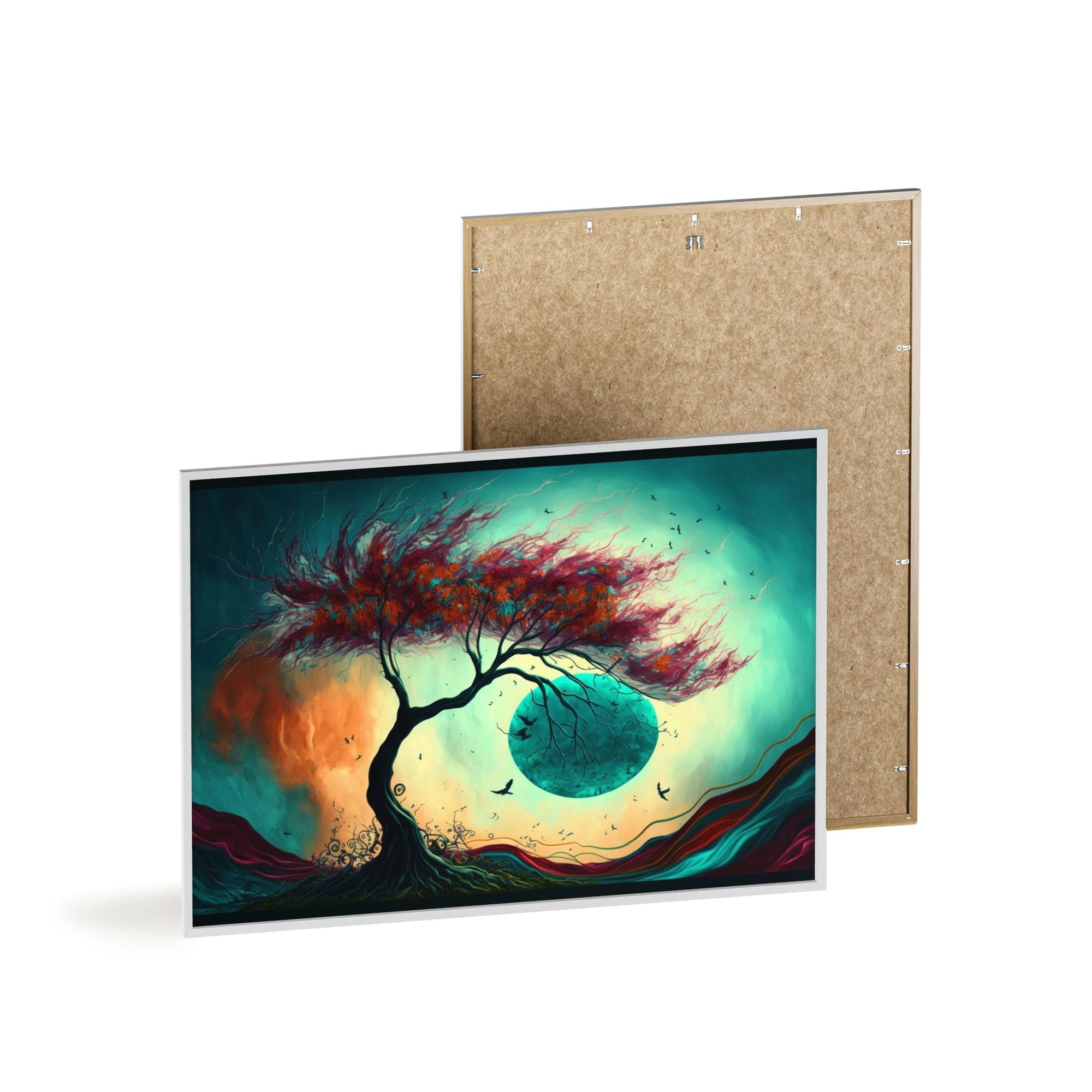 Abstract Landscape Natural Canvas & Poster Print of Abstract Terrain: Landscape Wall Decor