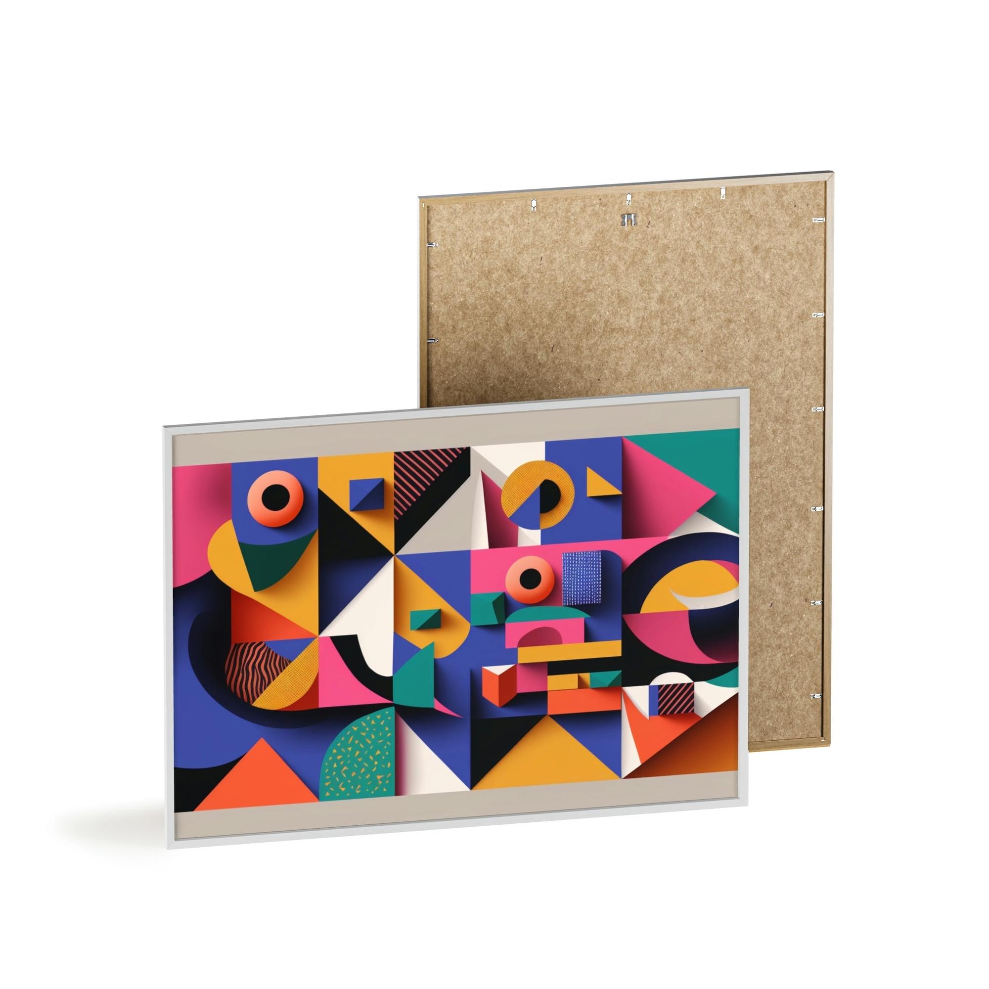 Abstract Geometric Geometric Harmony: Canvas & Poster Print of Abstract Art