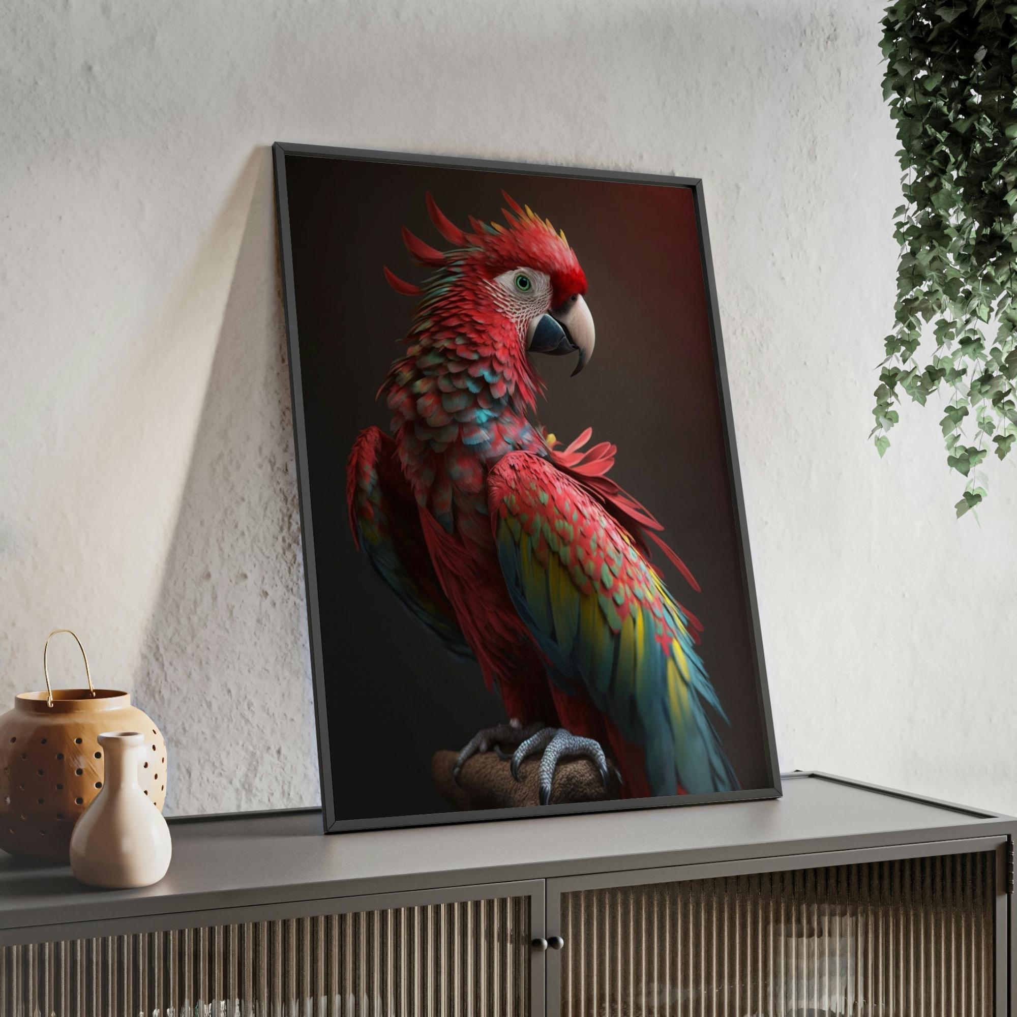 Parrots Winged Wonders: A Canvas of Parrot Majesty and Magic