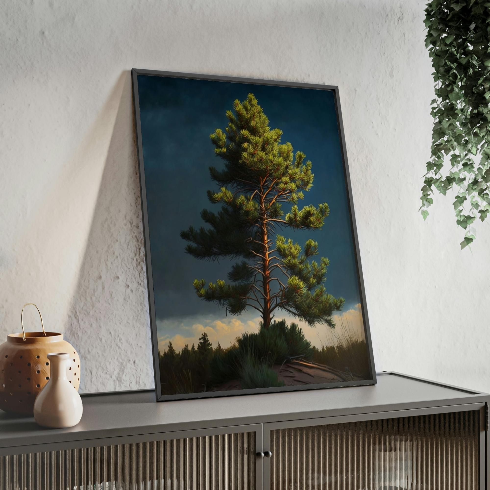 Pine Trees Pine Tree Sanctuary: A Canvas of Peace and Solitude