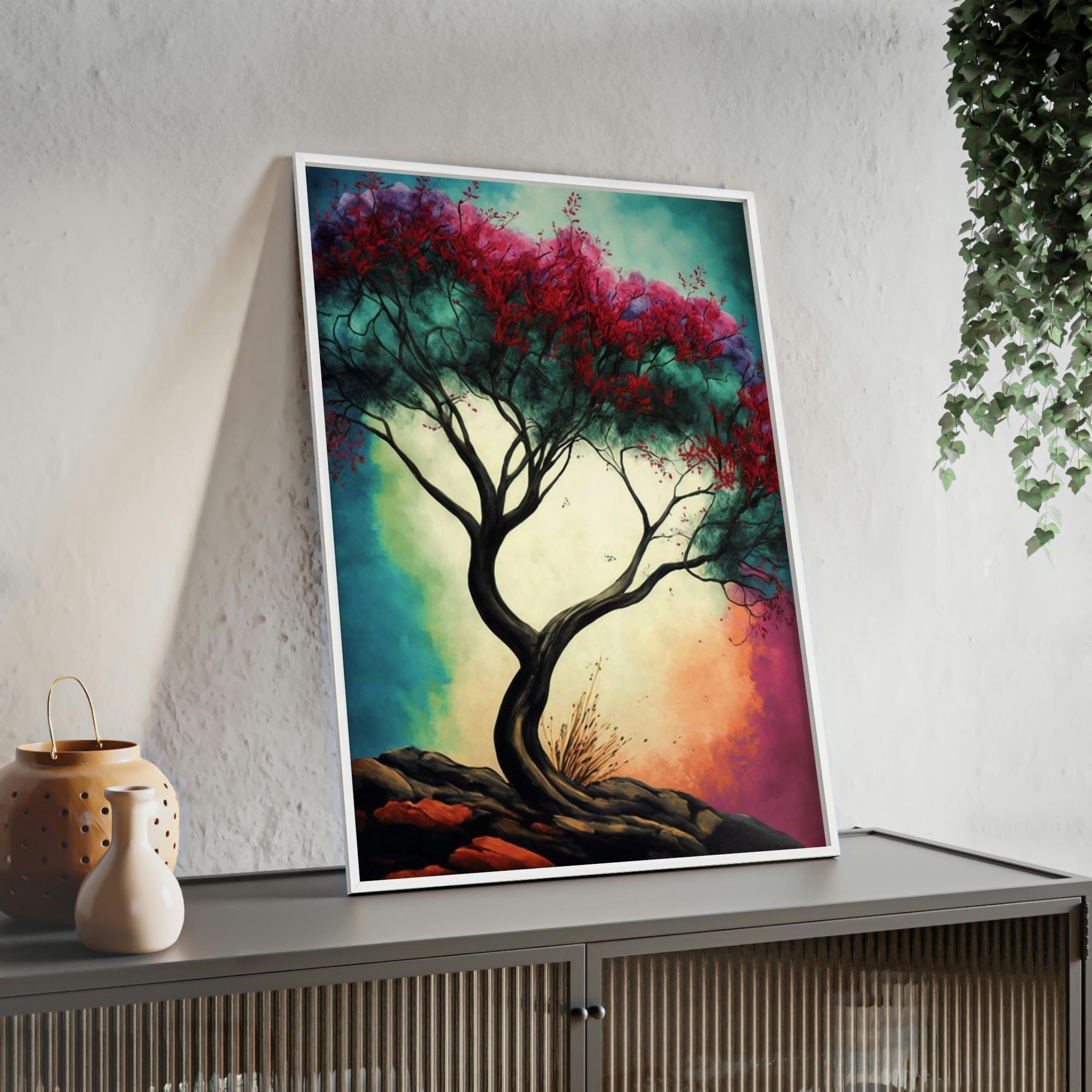 Abstract Landscape Majestic Horizons: A Natural Canvas & Poster Wall Art of Abstract Landscape