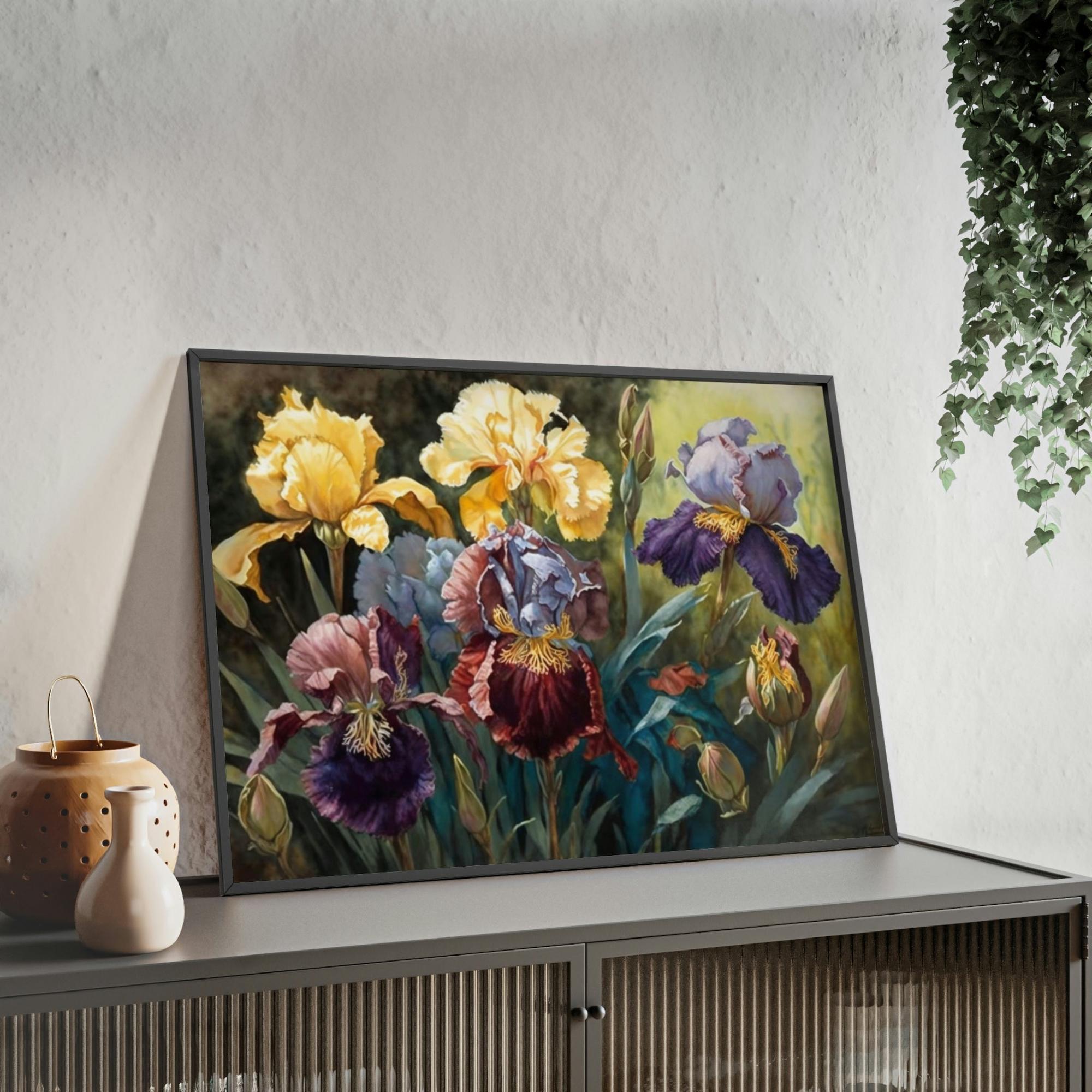 Irises Iris Dance: A Canvas of Petals in Motion