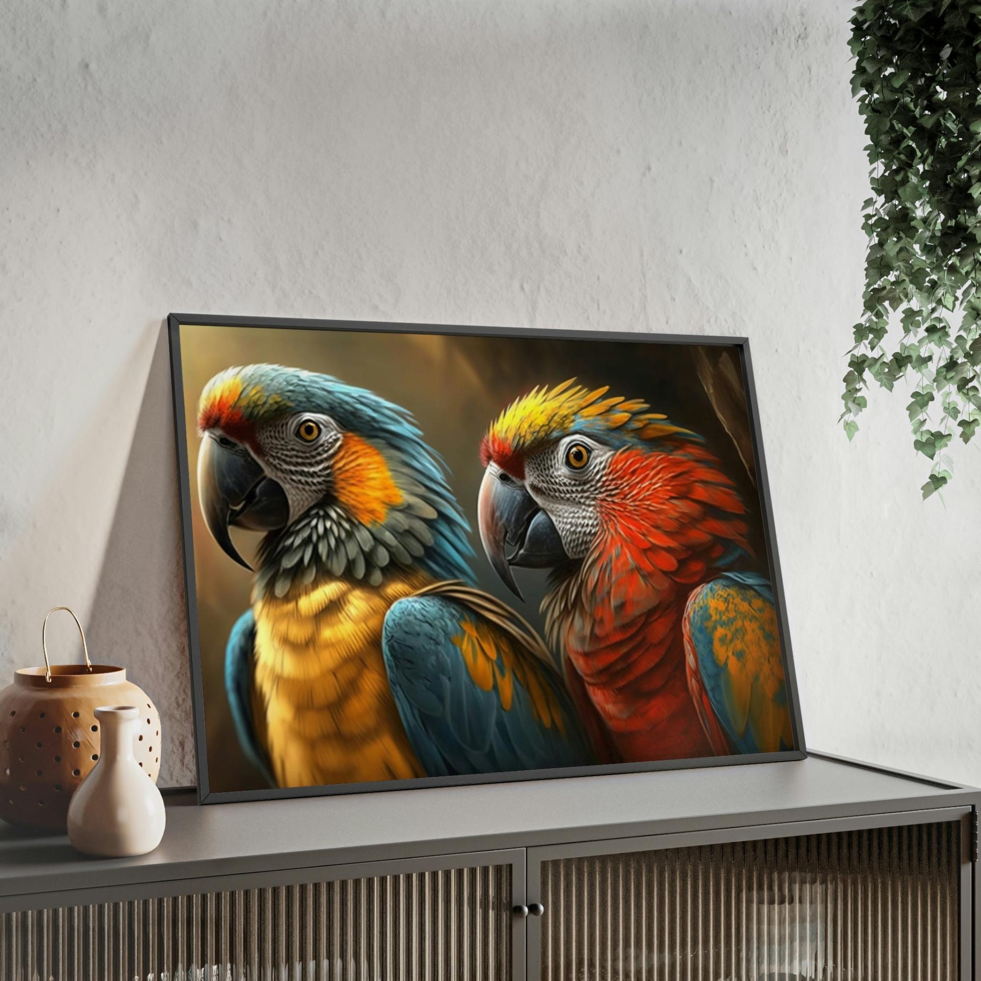 Parrots Parrot Serenade: A Canvas of Music and Nature's Harmony