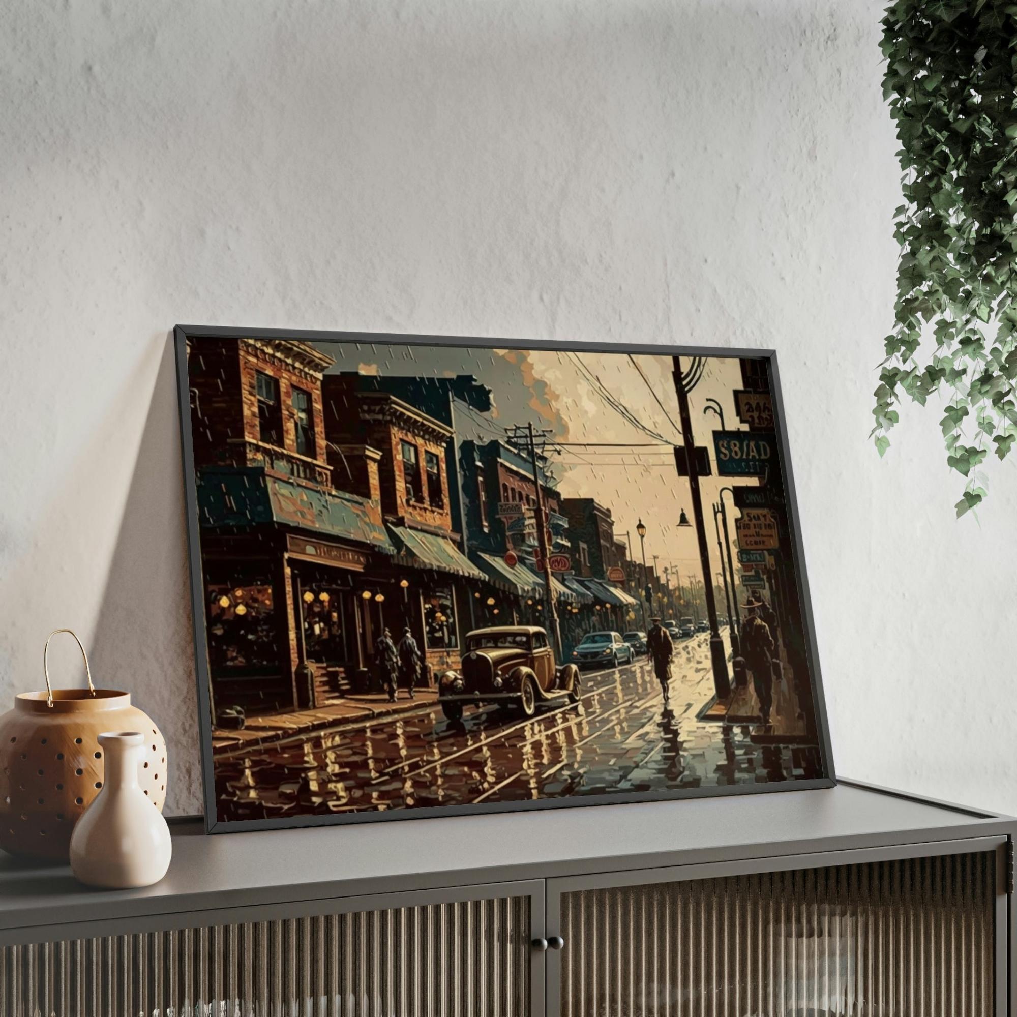 Vintage Vintage Melancholy: A Canvas of Romantic and Wistful Moods