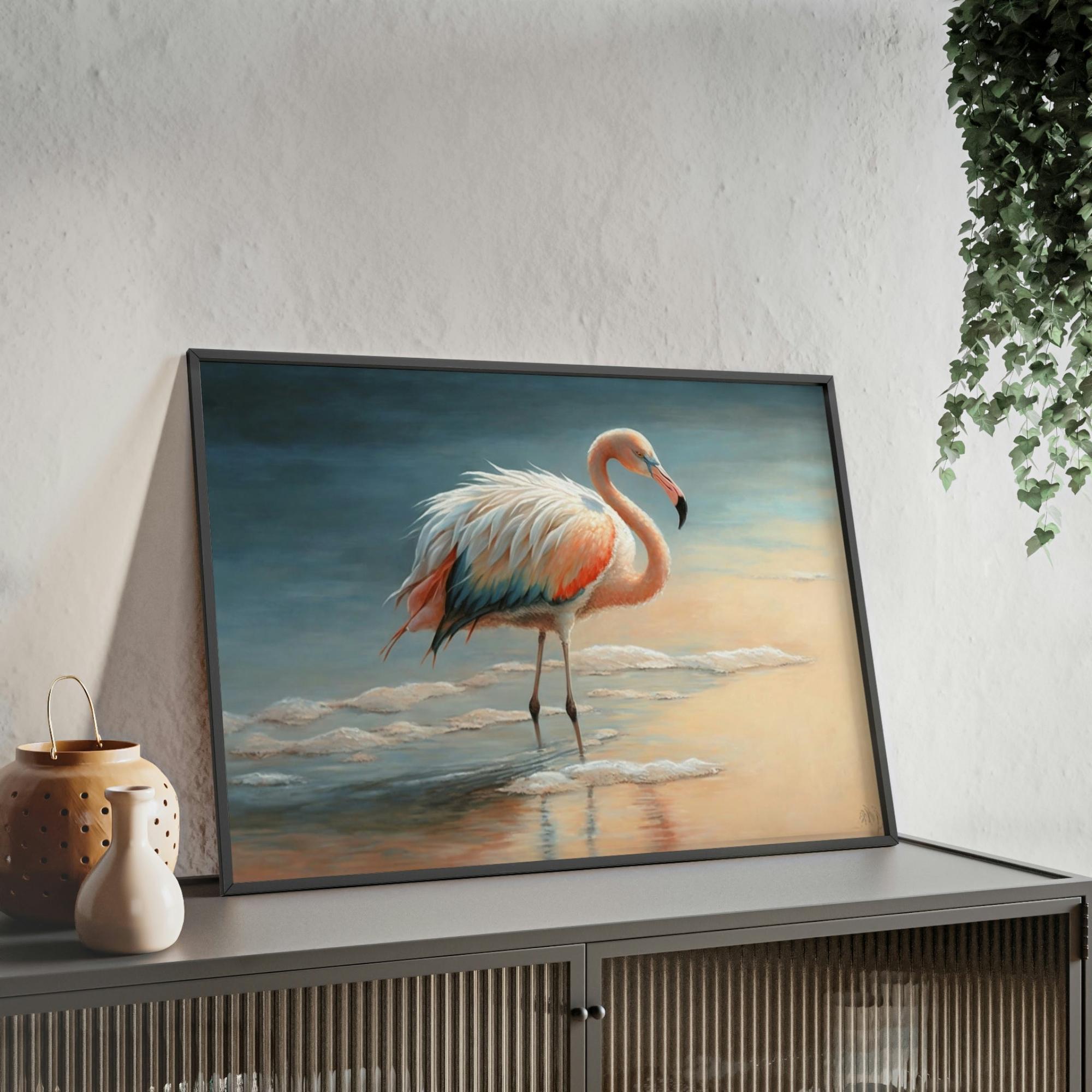 Flamingos The Pink Flamingos: Framed Canvas & Poster of Majestic Flamingos
