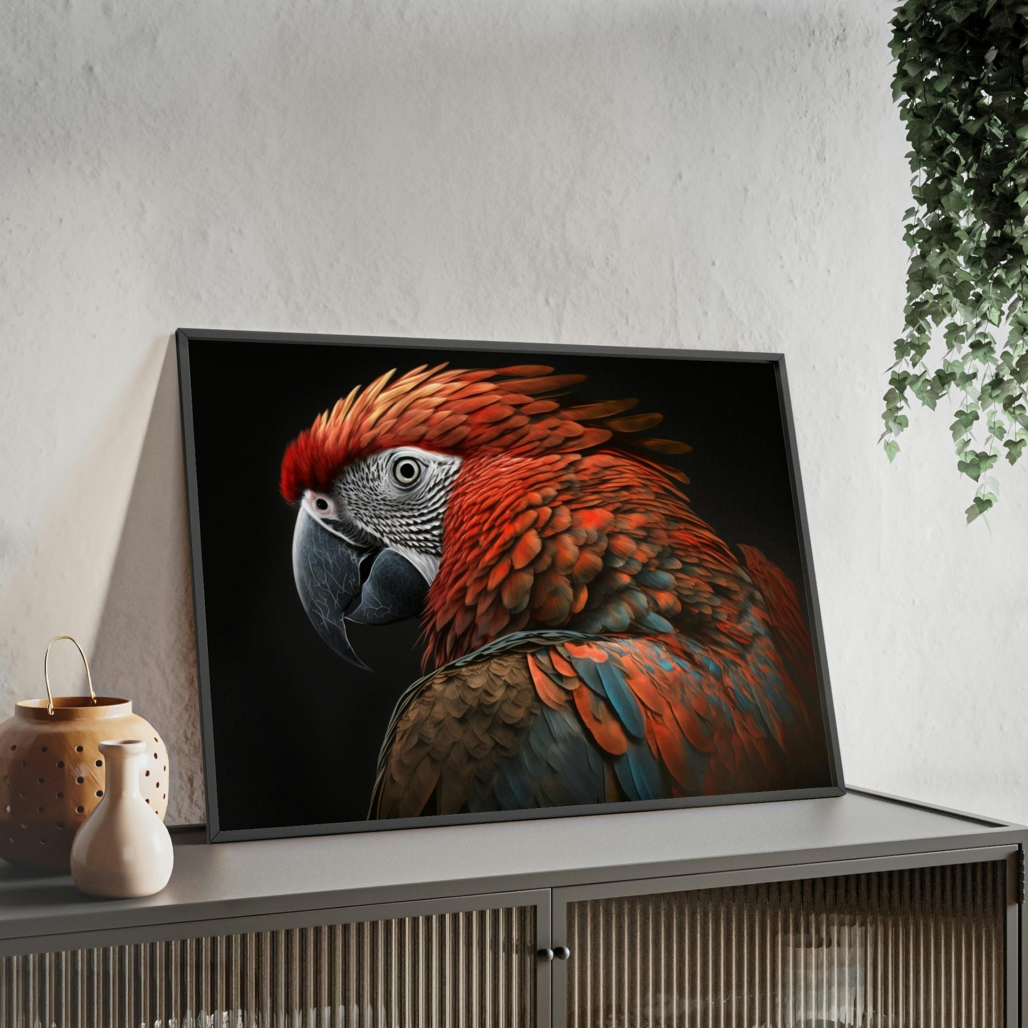 Parrots Parrot Portrait: A Canvas of Individuality and Personality in the Jungle