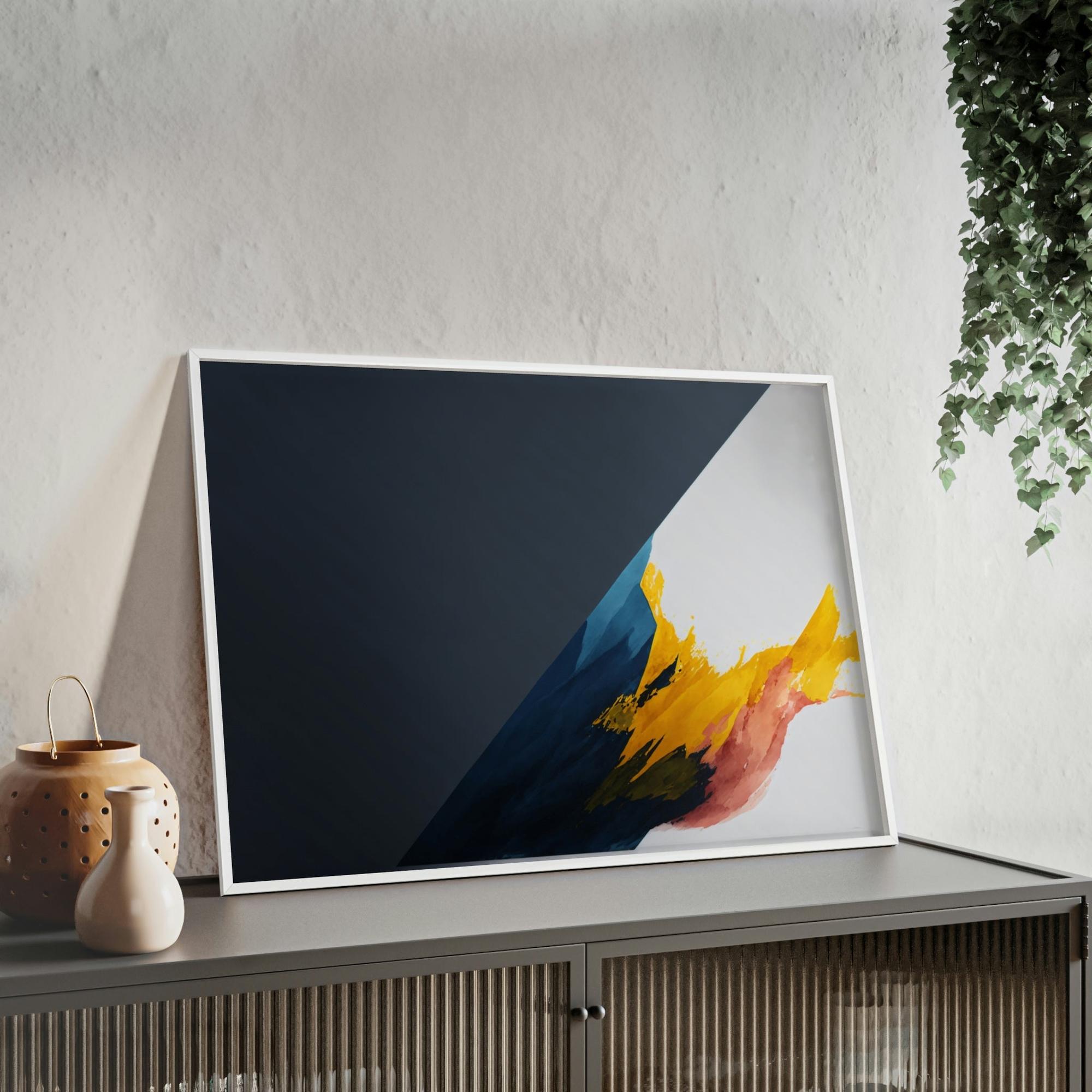 Abstract Minimalist Abstract Space: A Canvas & Poster Print of a Contemporary Minimalist Artwork