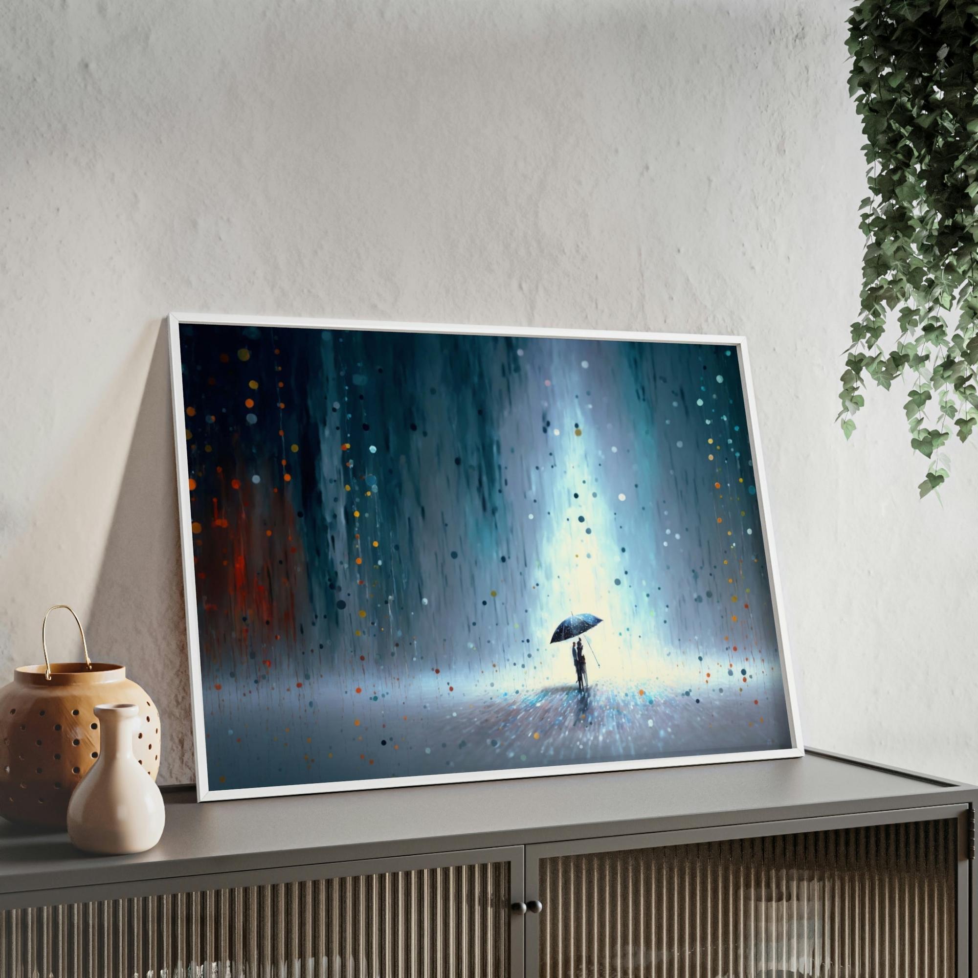 Abstract Landscape Whimsical Dreamscape: A Natural Canvas Wall Art of an Imaginary Landscape