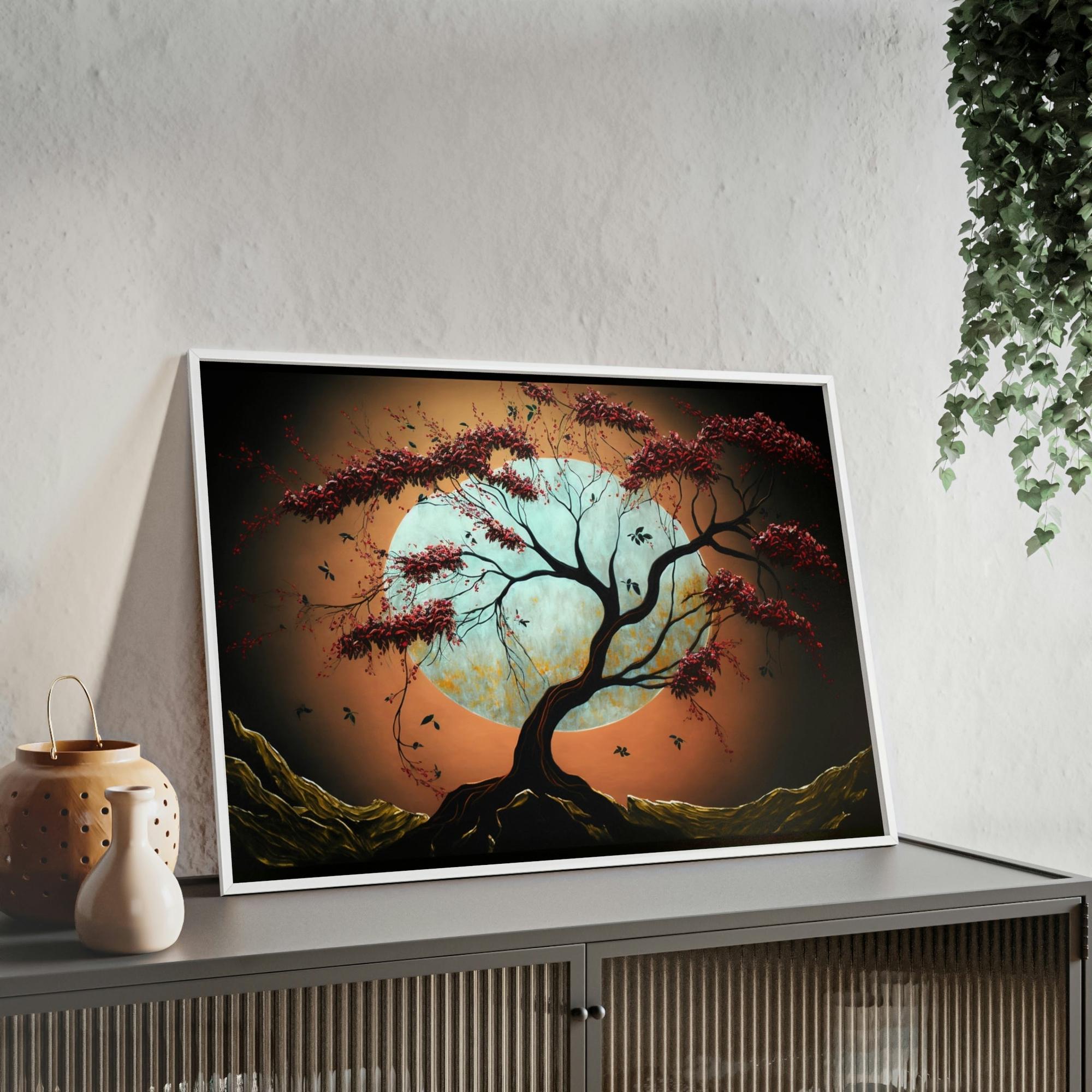 Abstract Landscape Natural Illusions: Canvas & Poster Print of Abstract Landscape