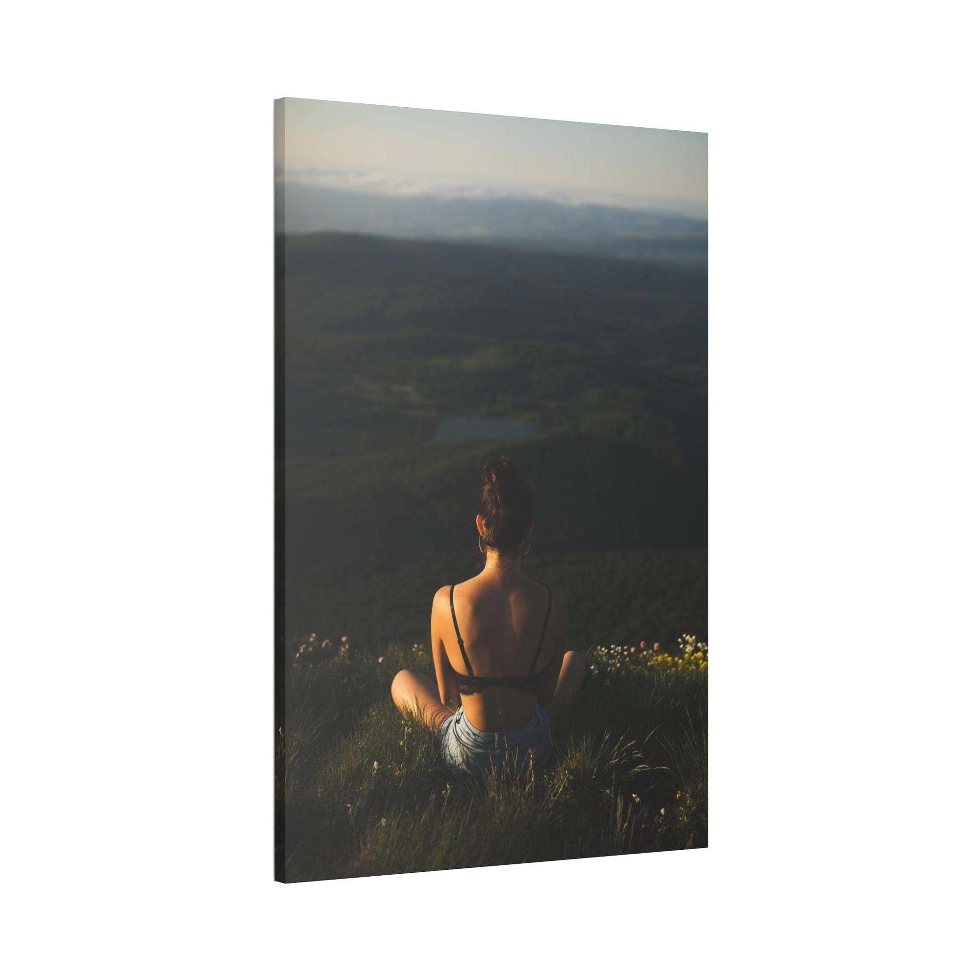 Relax Calming View: Natural Canvas Wall Art for Relaxation