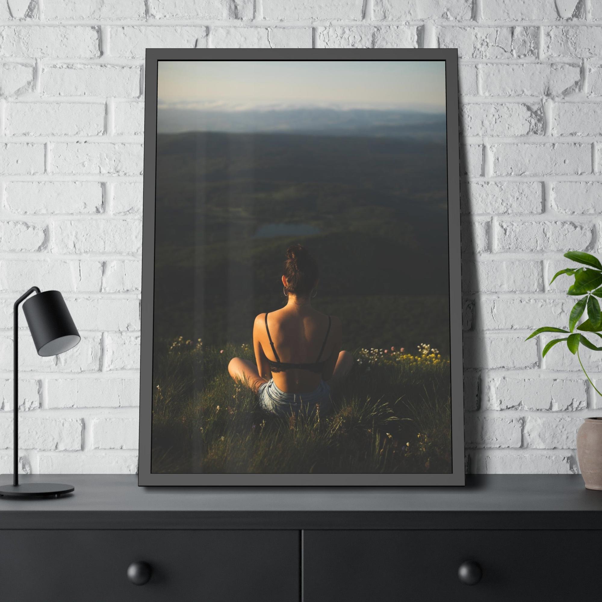 Relax Calming View: Natural Canvas Wall Art for Relaxation