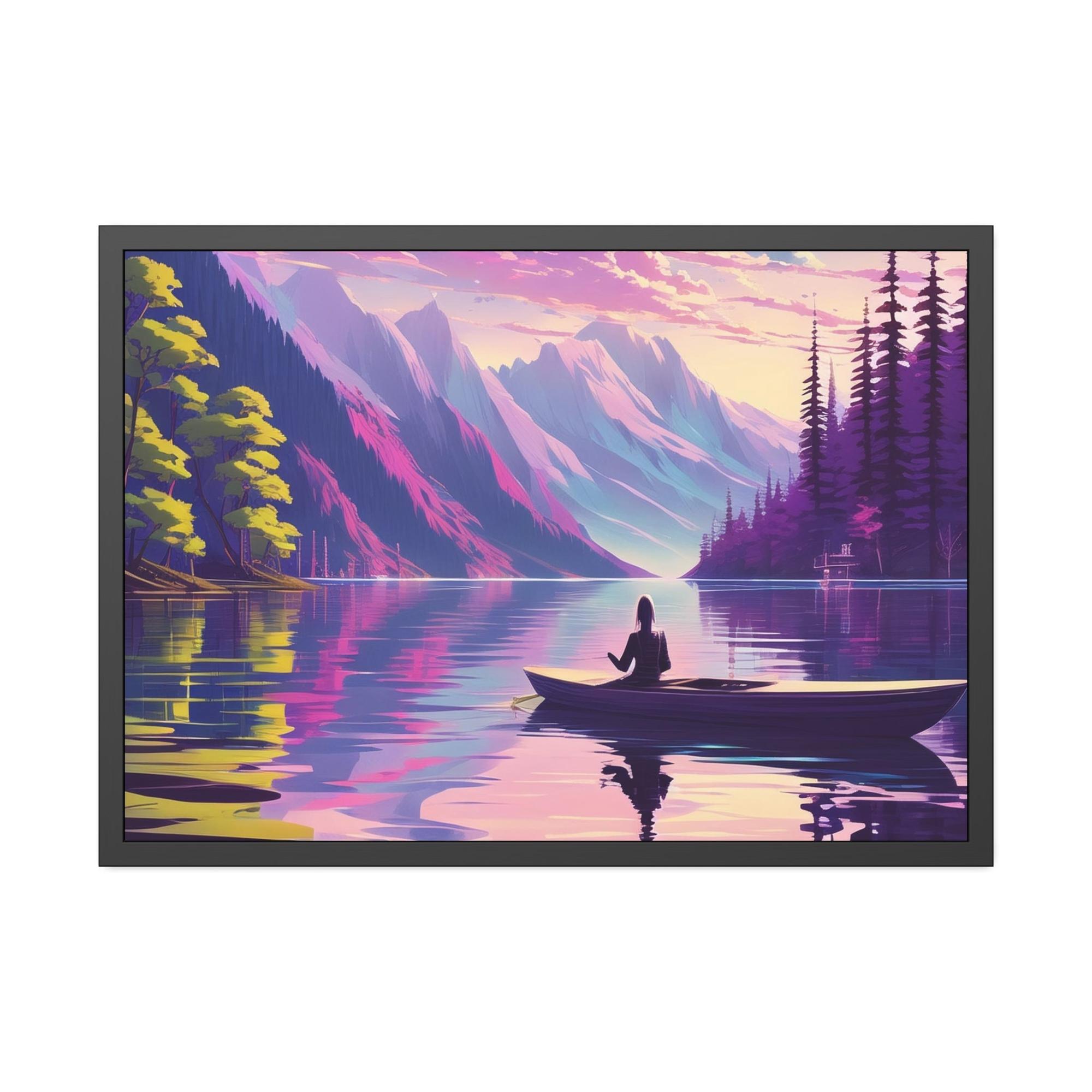 undefined Place to Breathe: Canvas Print of a Relaxing Mountain Retreat