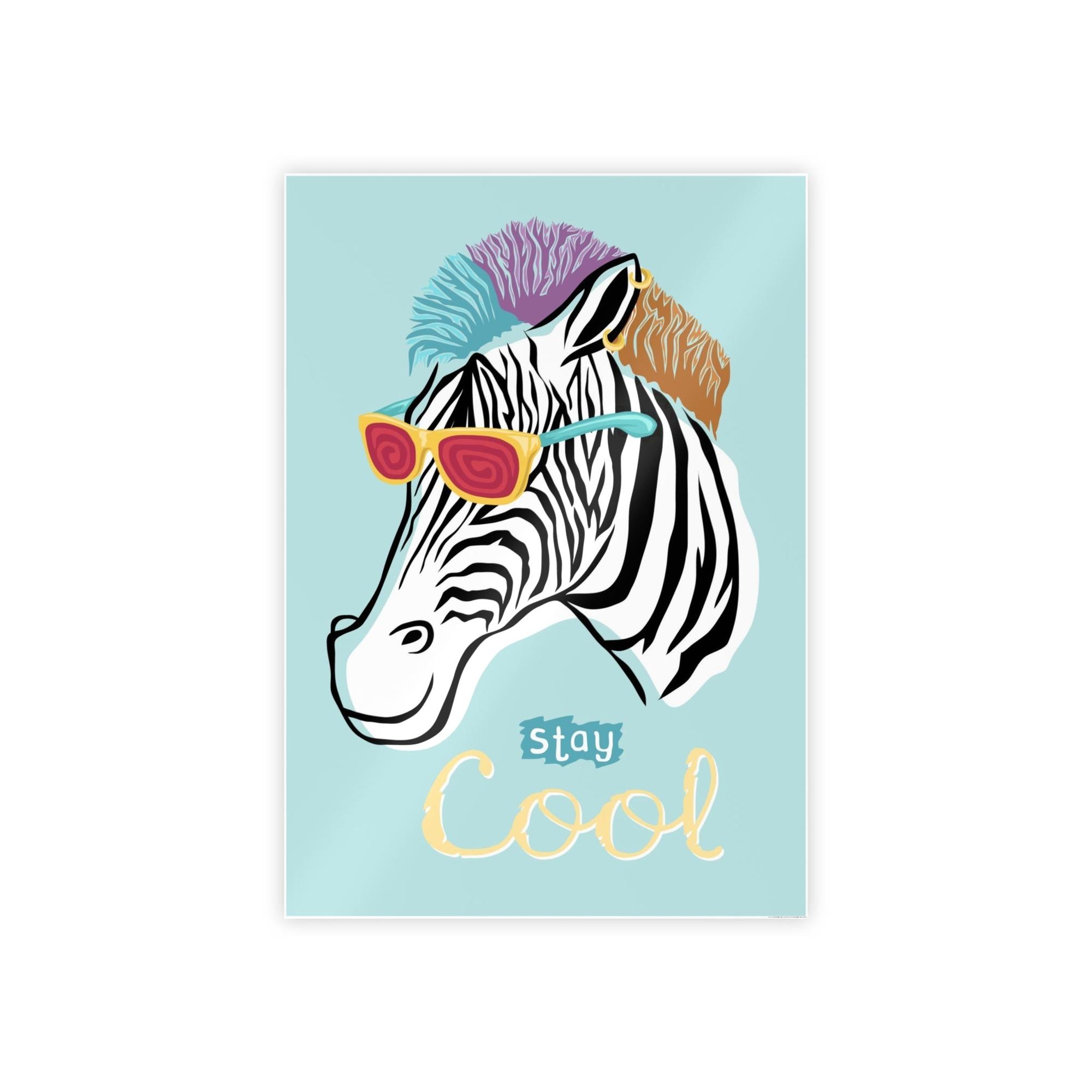 Zebras Bold and Beautiful: Canvas Print Featuring a Close-up of a Majestic Zebra