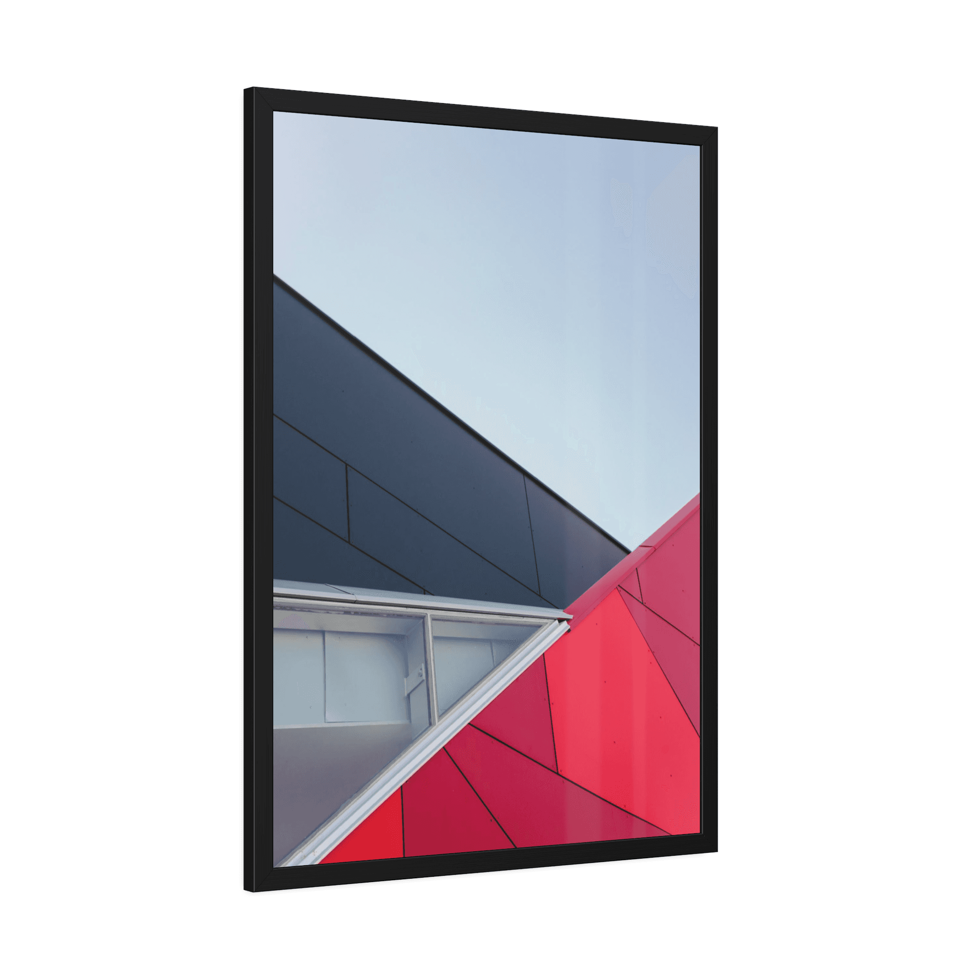 Abstract Minimalist Dynamic Minimalism: Framed Canvas Art for a Bold Wall Display