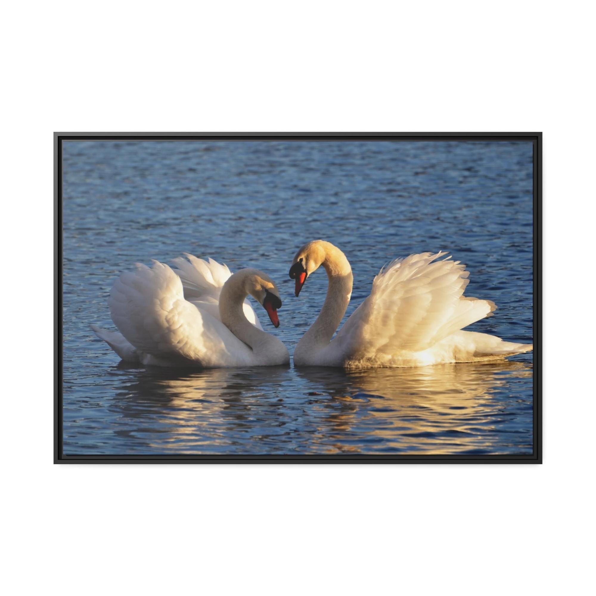 undefined Majestic Beauty: Canvas Wall Art Displaying the Grace and Strength of Swans