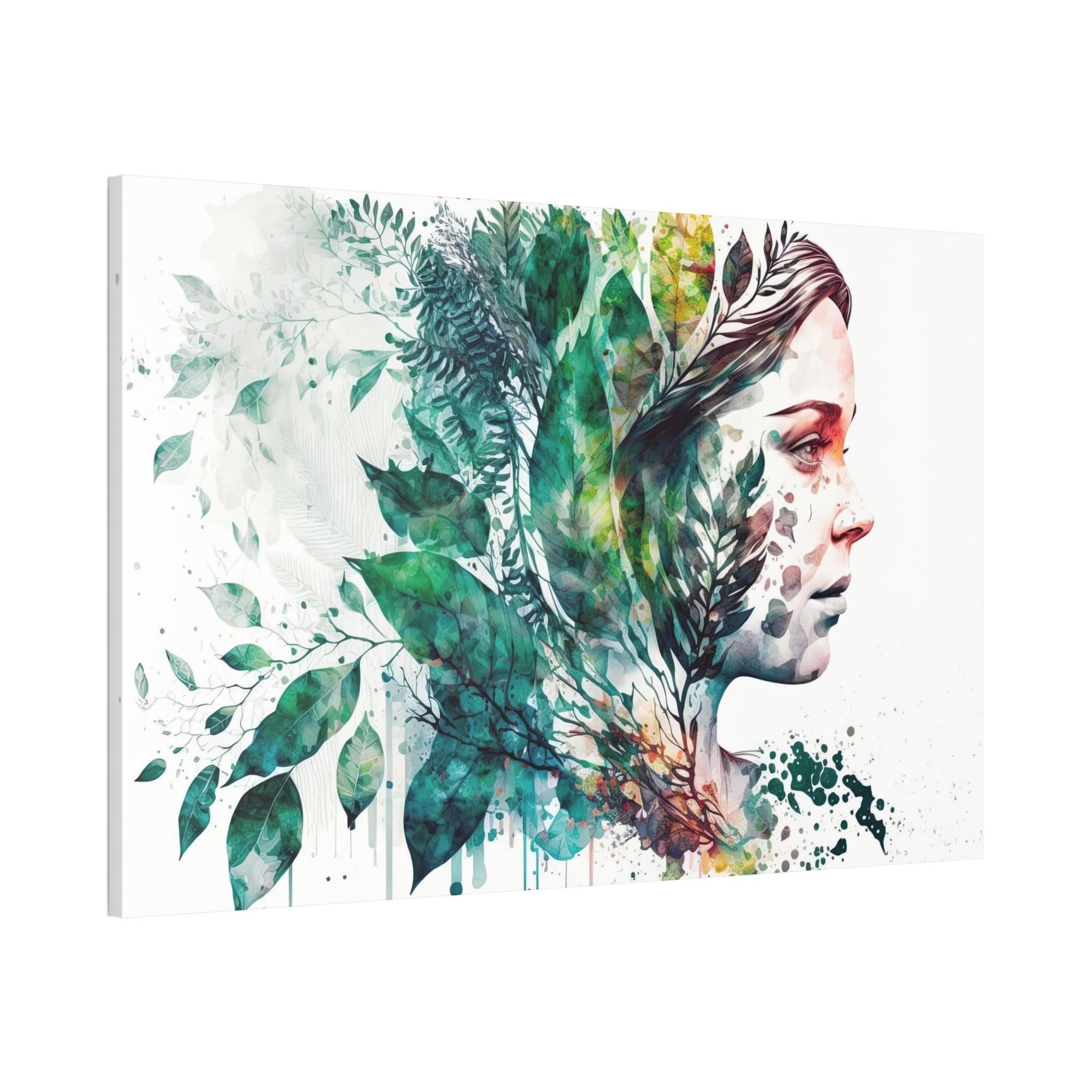 undefined Moment of Peace: Wall Art of a Relaxing Scene on Natural Canvas