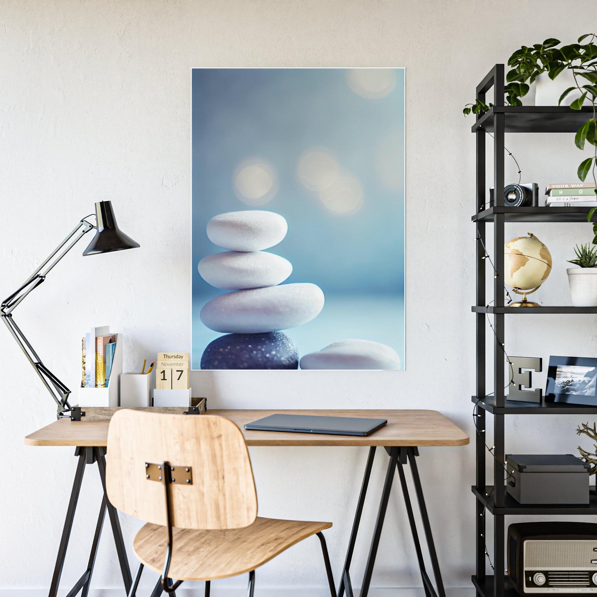 Relax Let Your Worries Drift Away: Framed Poster to Promote Relaxation