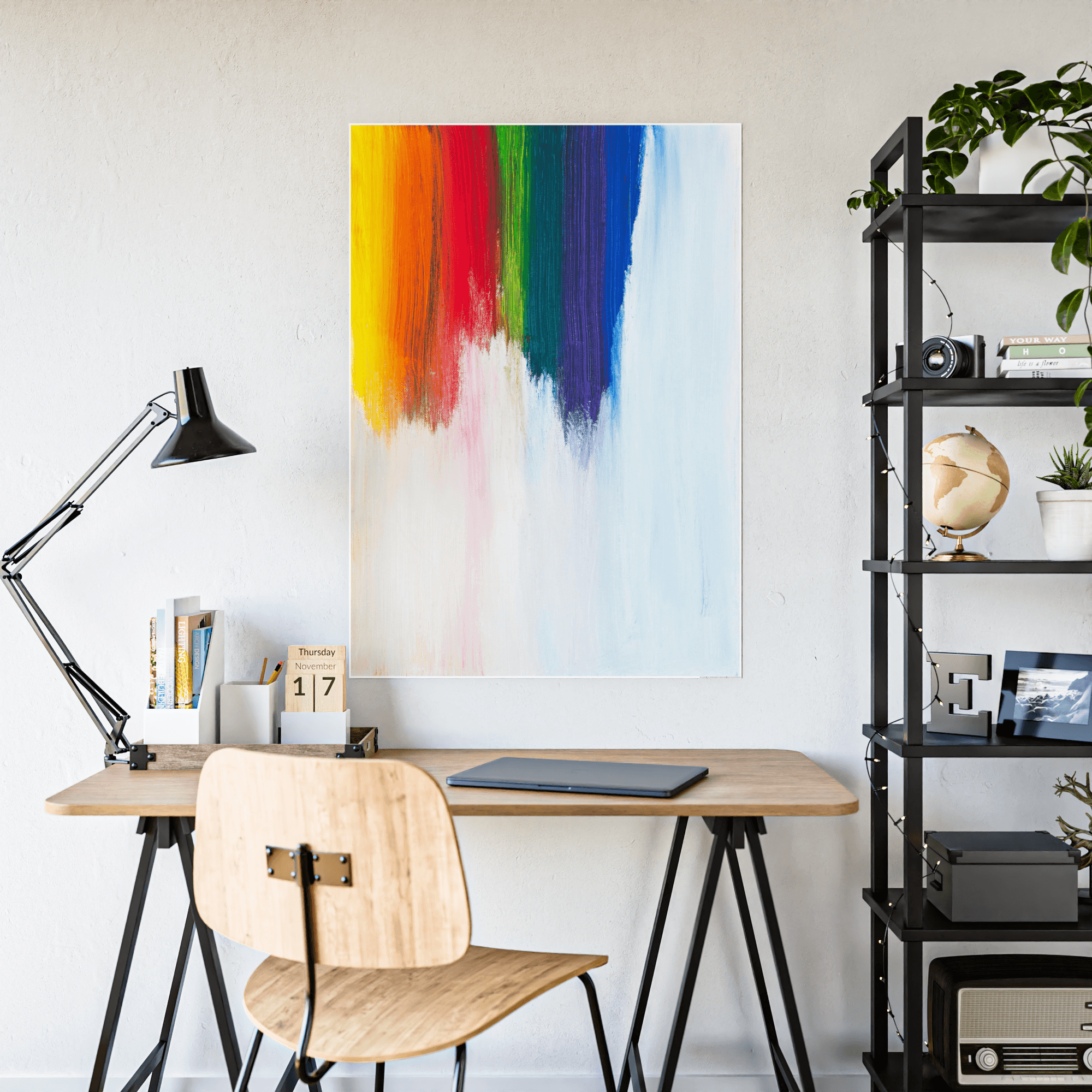 Abstract Minimalist Minimalist Dreamscape: Framed Canvas Prints for a Relaxing Home Decor