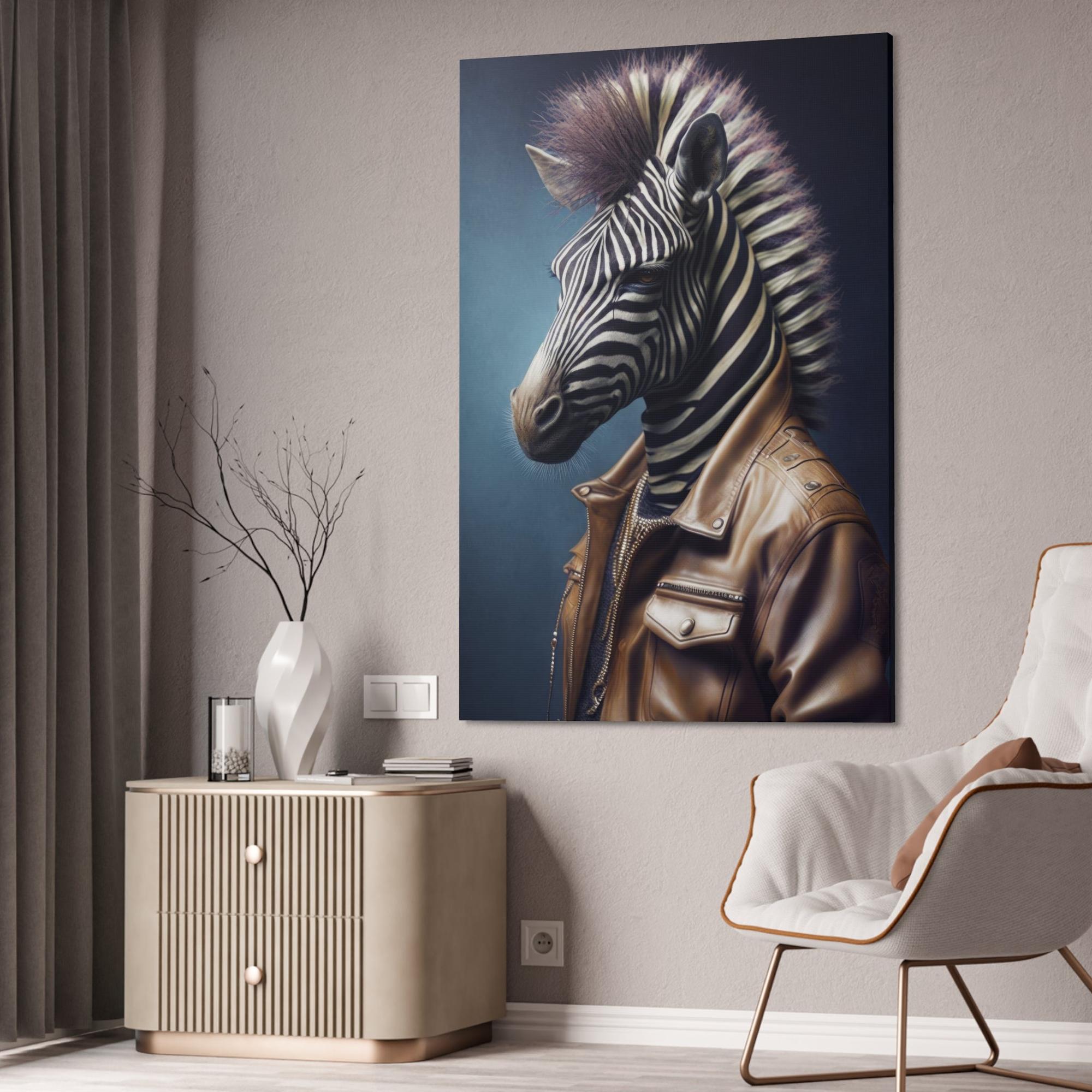 Zebras African Dreams: Wall Art Depicting the Grace and Strength of a Zebra