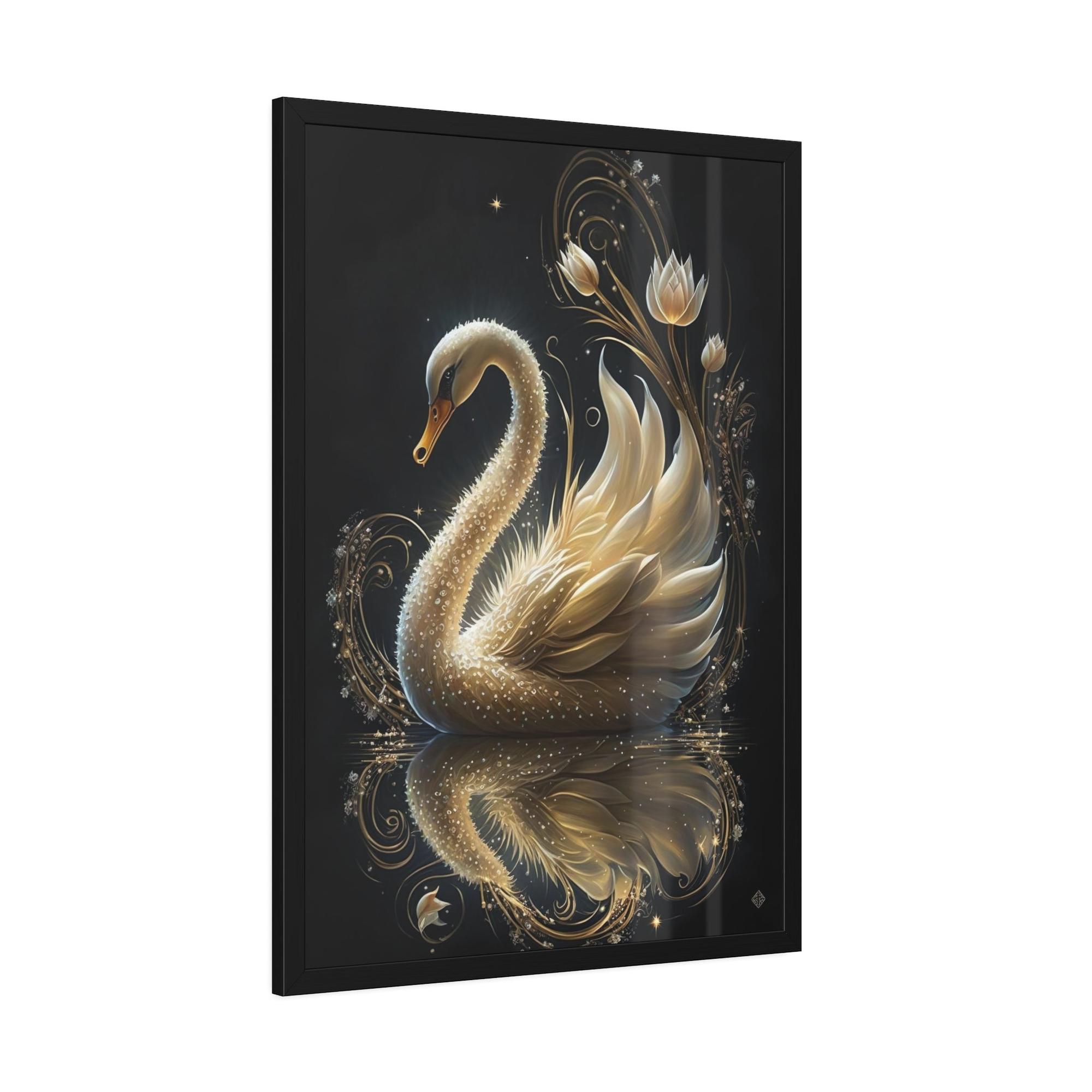 Swans The Majesty of Nature: Wall Art Celebrating the Beauty of Swan and Their Natural Environment