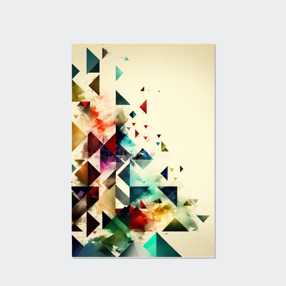 undefined Illusions of Reality: Canvas & Poster Print of Geometric Abstraction