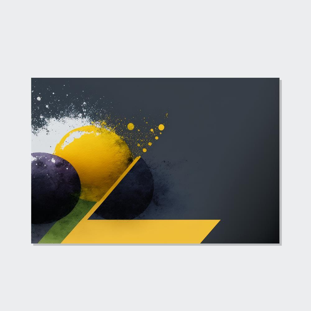 Abstract Minimalist Minimalist Harmony: A Print on Canvas & Poster of an Abstract Composition