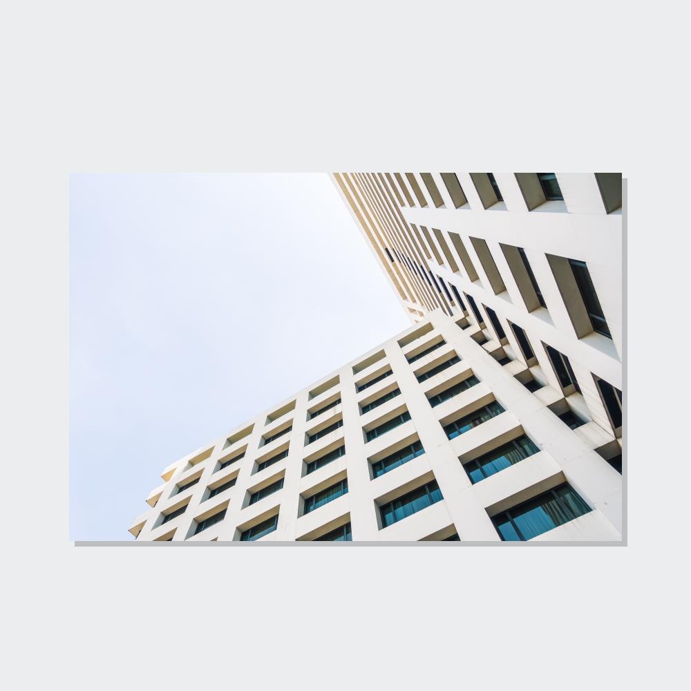 Architecture The Art of Architecture: Natural Canvas & Poster Print of Iconic Buildings