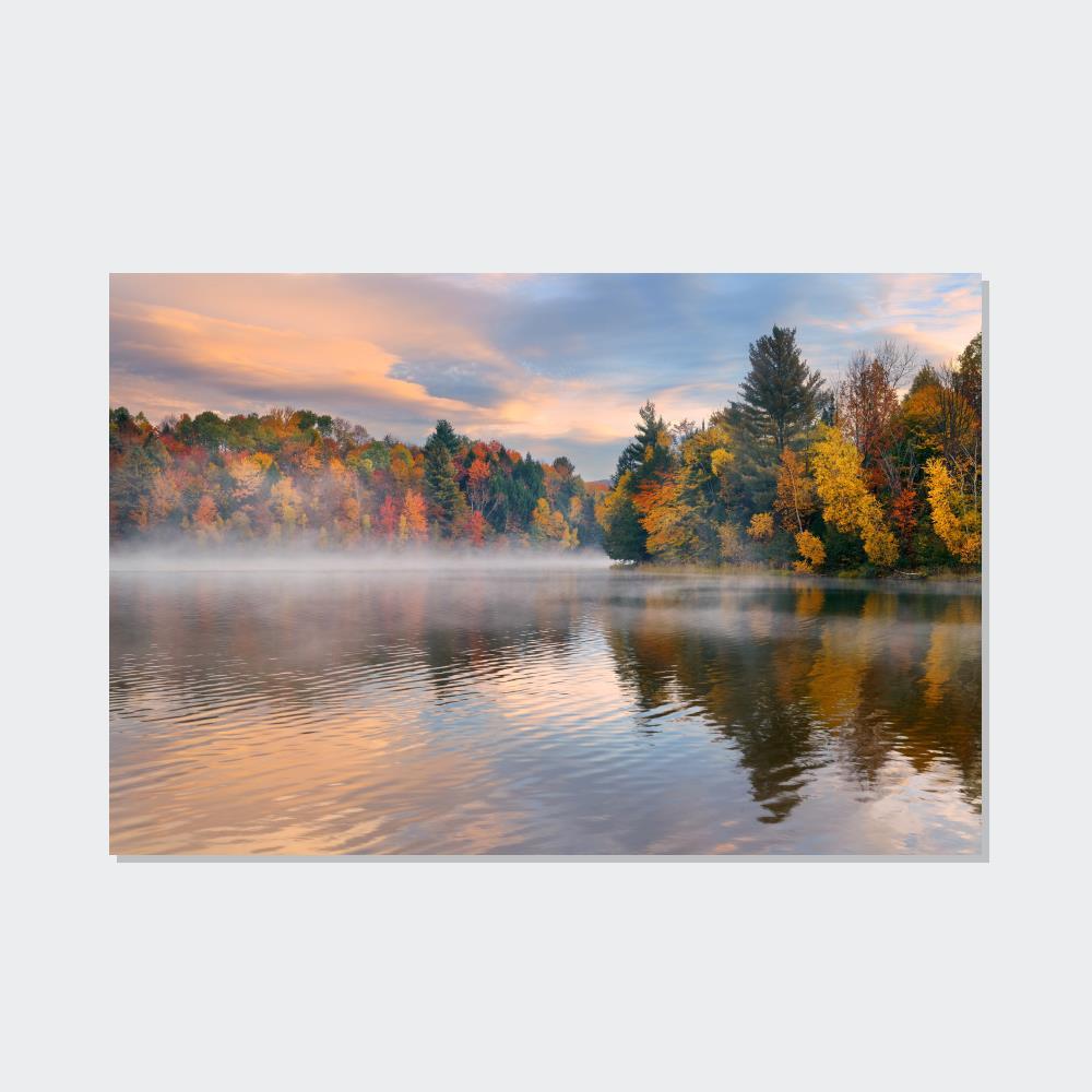 Autumn Seasonal Splendor: A Stunning Print on Canvas and Framed Canvas to Celebrate the Colors of Fall