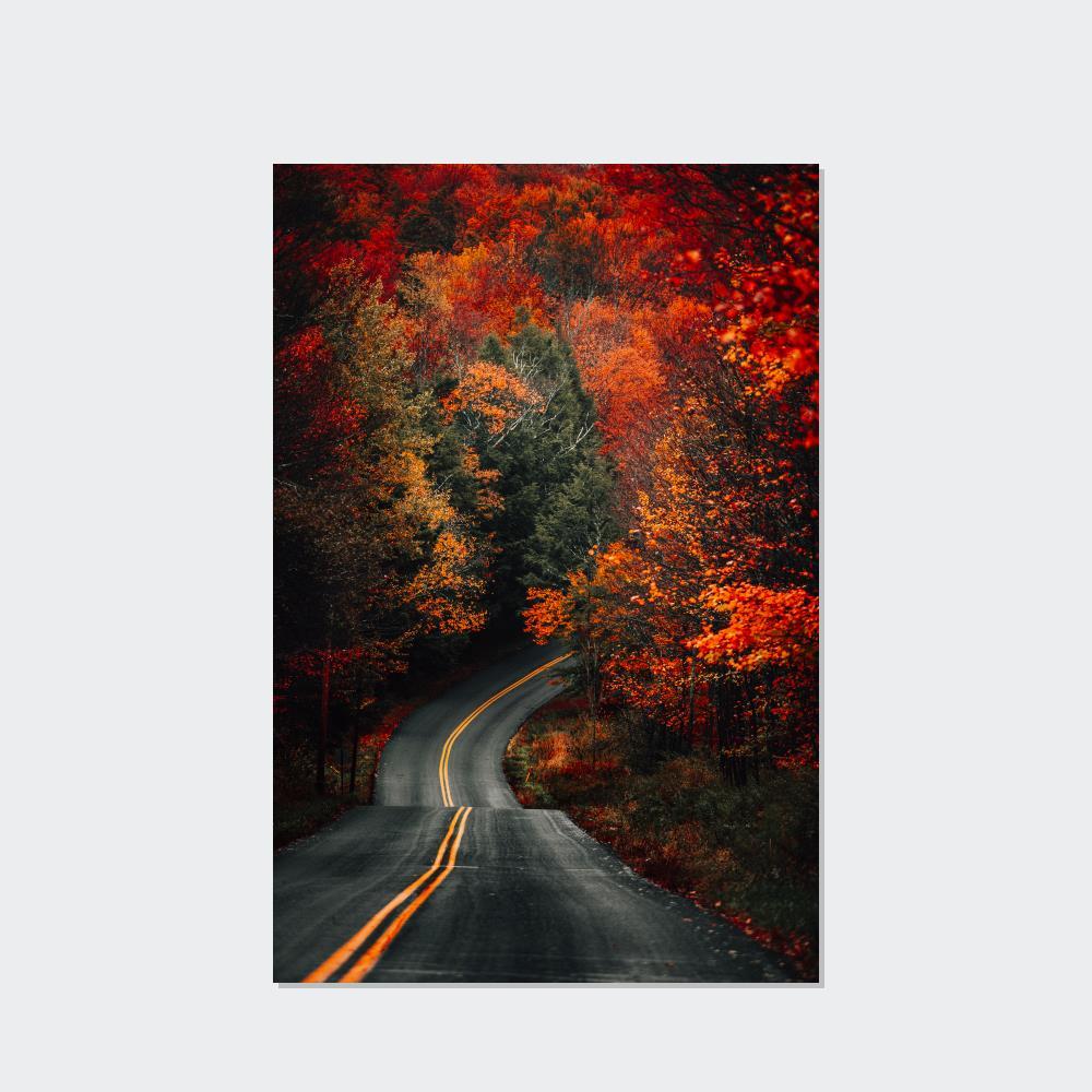 Autumn Golden Hues of Autumn: A Stunning Framed Poster and Wall Art to Bring Nature Indoors