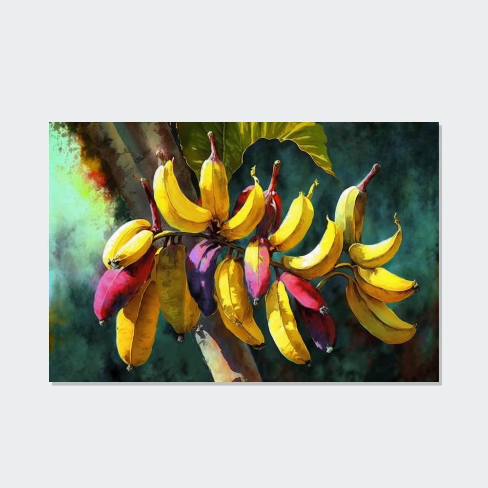 Banana Trees The Beauty of the Tropics: Natural Canvas & Posters with Lush Banana Trees