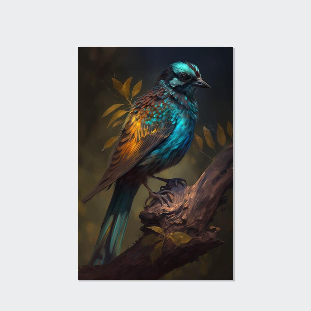 Birds The Majestic Birds: A Framed Canvas & Poster Print of Birds