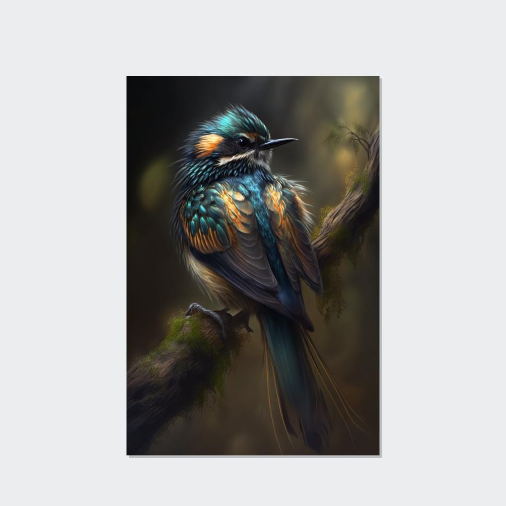 Birds The Birds' Paradise: A Natural Canvas & Poster Print of Birds in Forest
