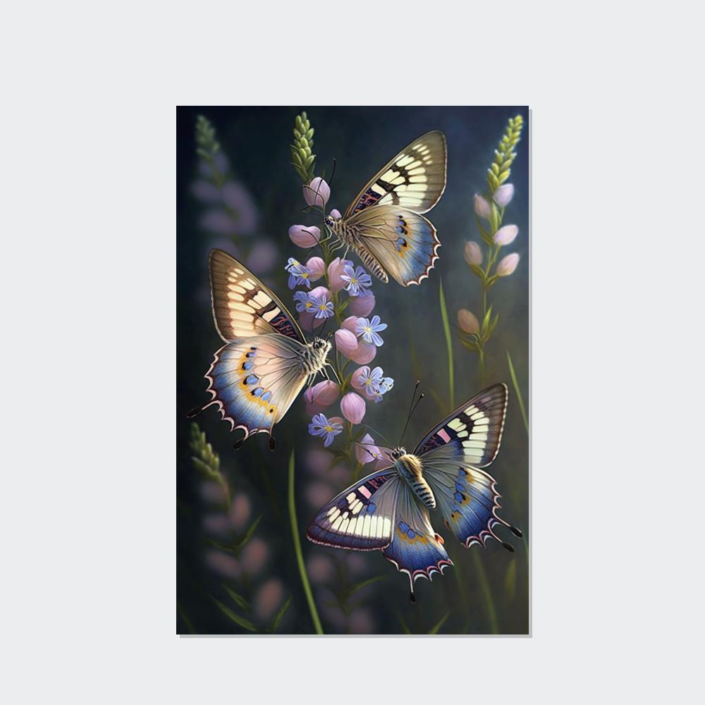 Butterflys The Majesty of Butterflies: Framed Poster & Canvas Print of Majestic Insects