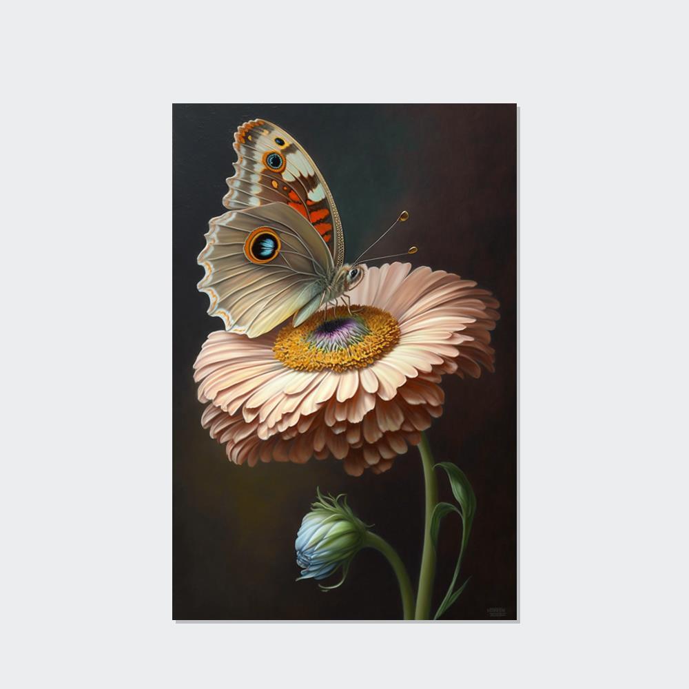 Butterflys Butterfly's Journey: Poster & Canvas Wall Art Print of One Insect's Flight