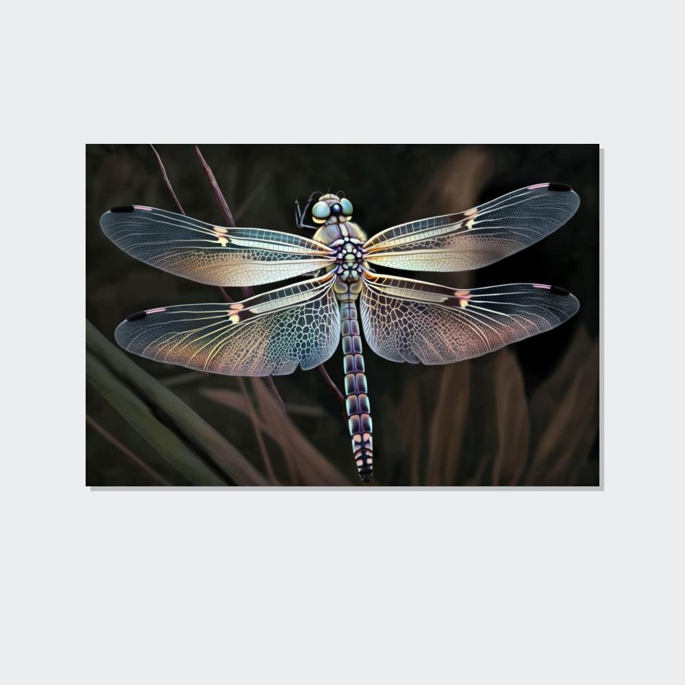 Dragonfly Dragonfly Delight: A Natural Canvas Print of Beautiful Insects