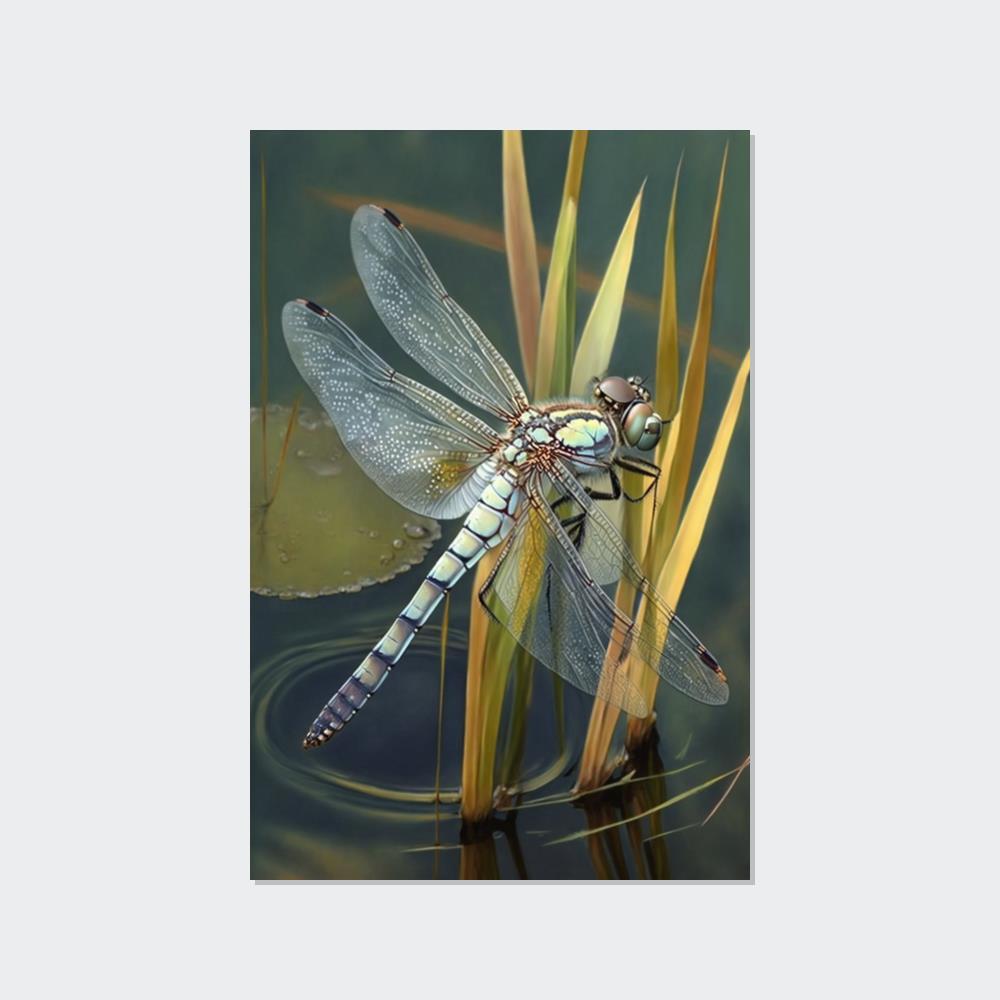Dragonfly Dragonfly's World: A Framed Poster of These Lovely Insects